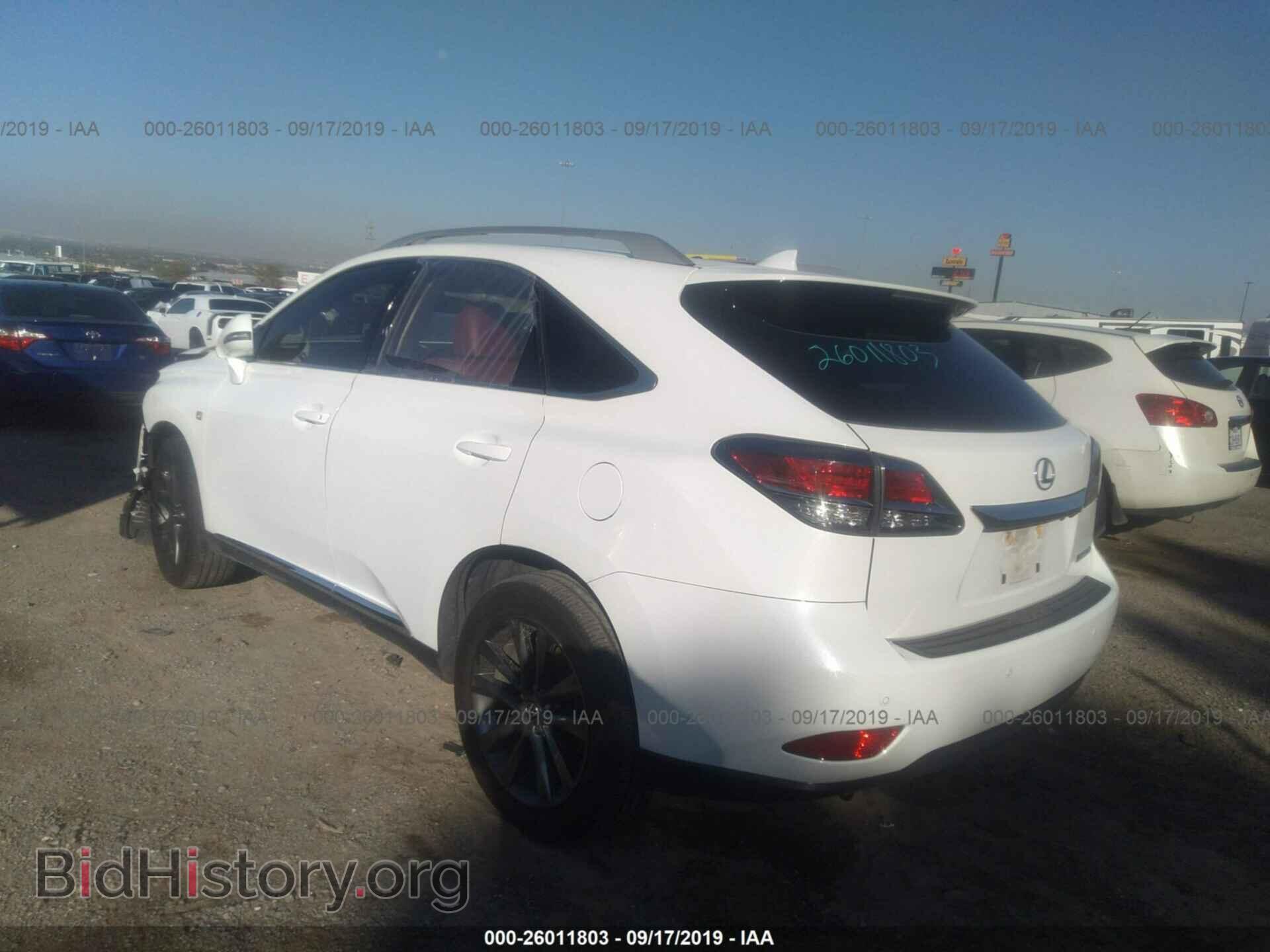 2015 LEXUS RX - VIN: 2T2BK1BA8FC280839 - Фото 3