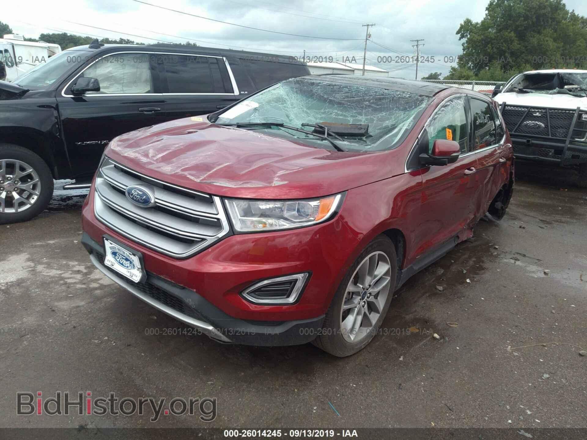 2016 FORD EDGE - VIN: 2FMPK3K93GBB93383 - Photo 2