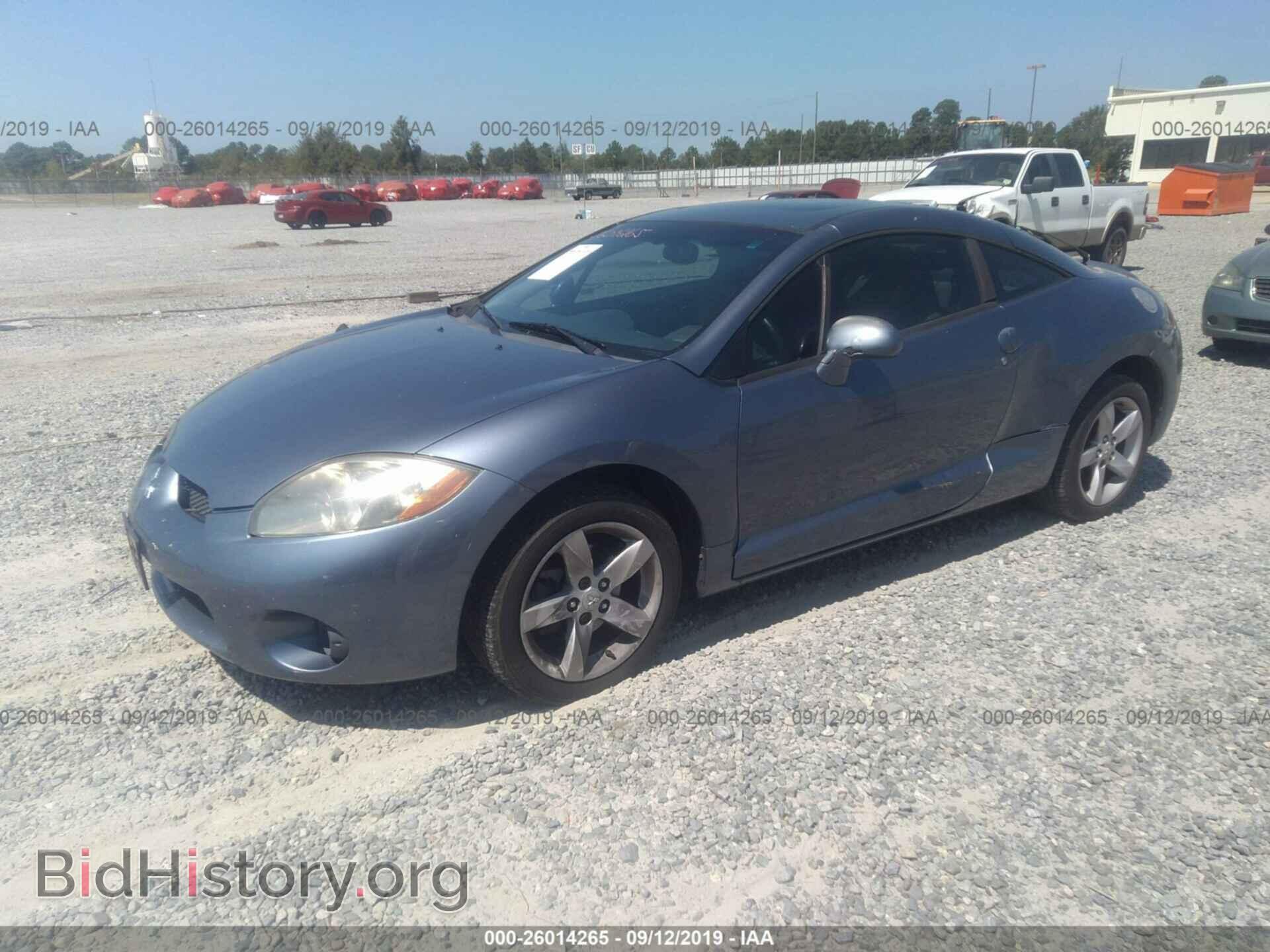 2007 MITSUBISHI ECLIPSE - VIN: 4A3AK24F27E024836 - Фото 2