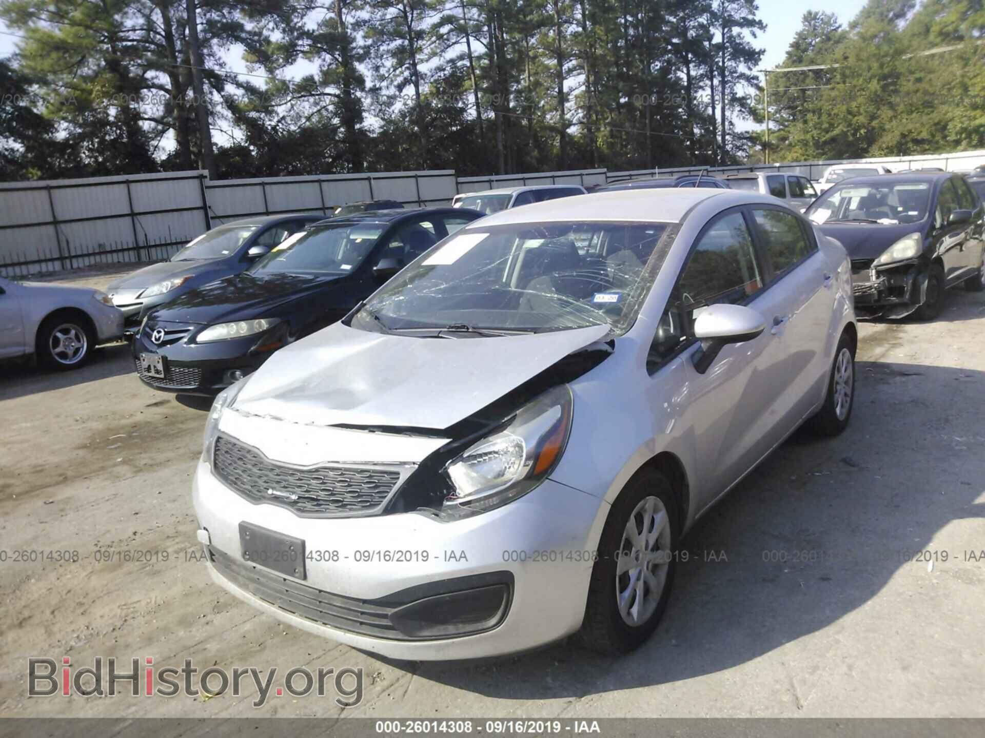 2013 KIA RIO - VIN: KNADM4A38D6200534 - Photo 2