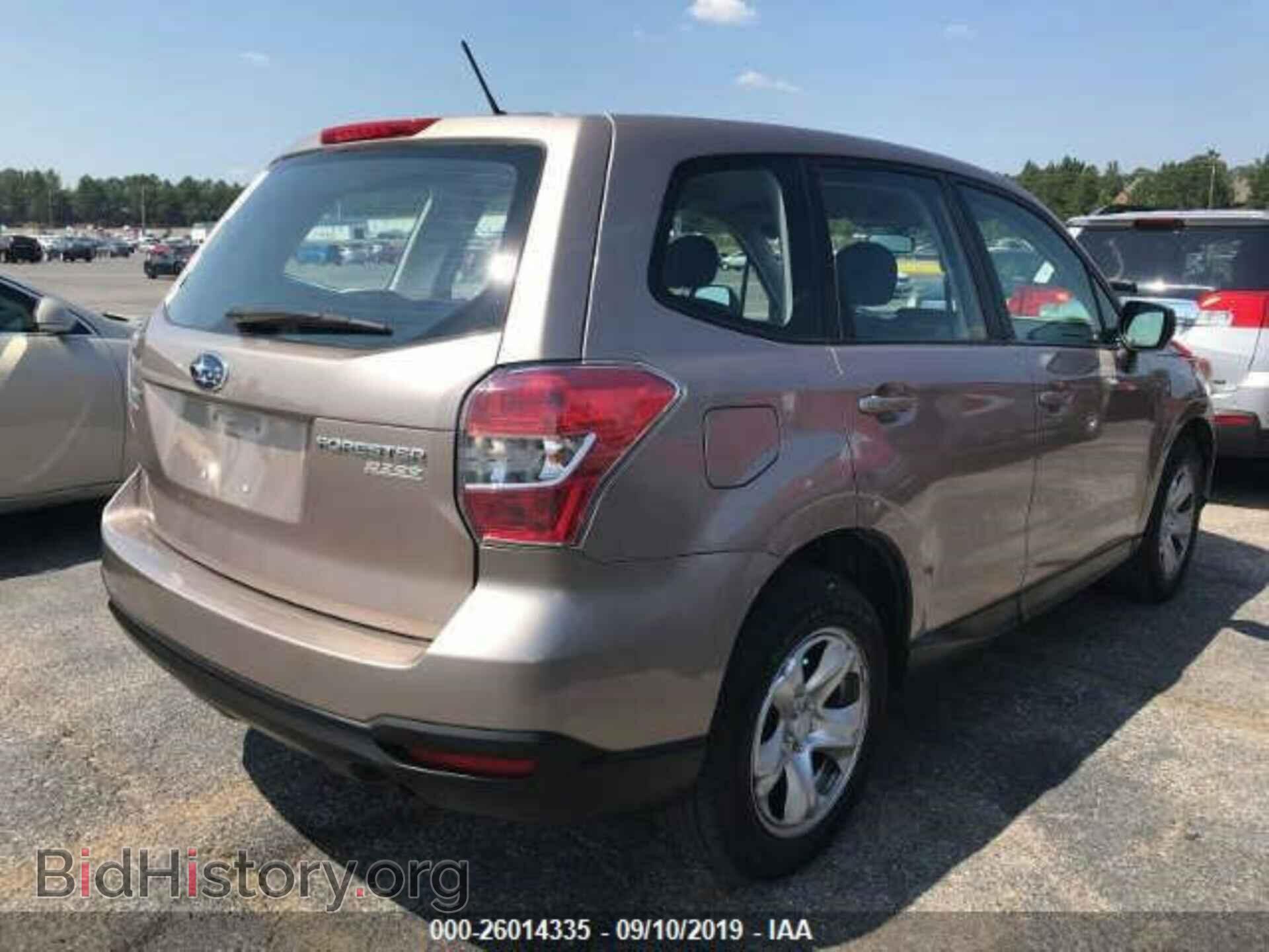 2014 SUBARU FORESTER - VIN: JF2SJAAC0EH443974 - Photo 3