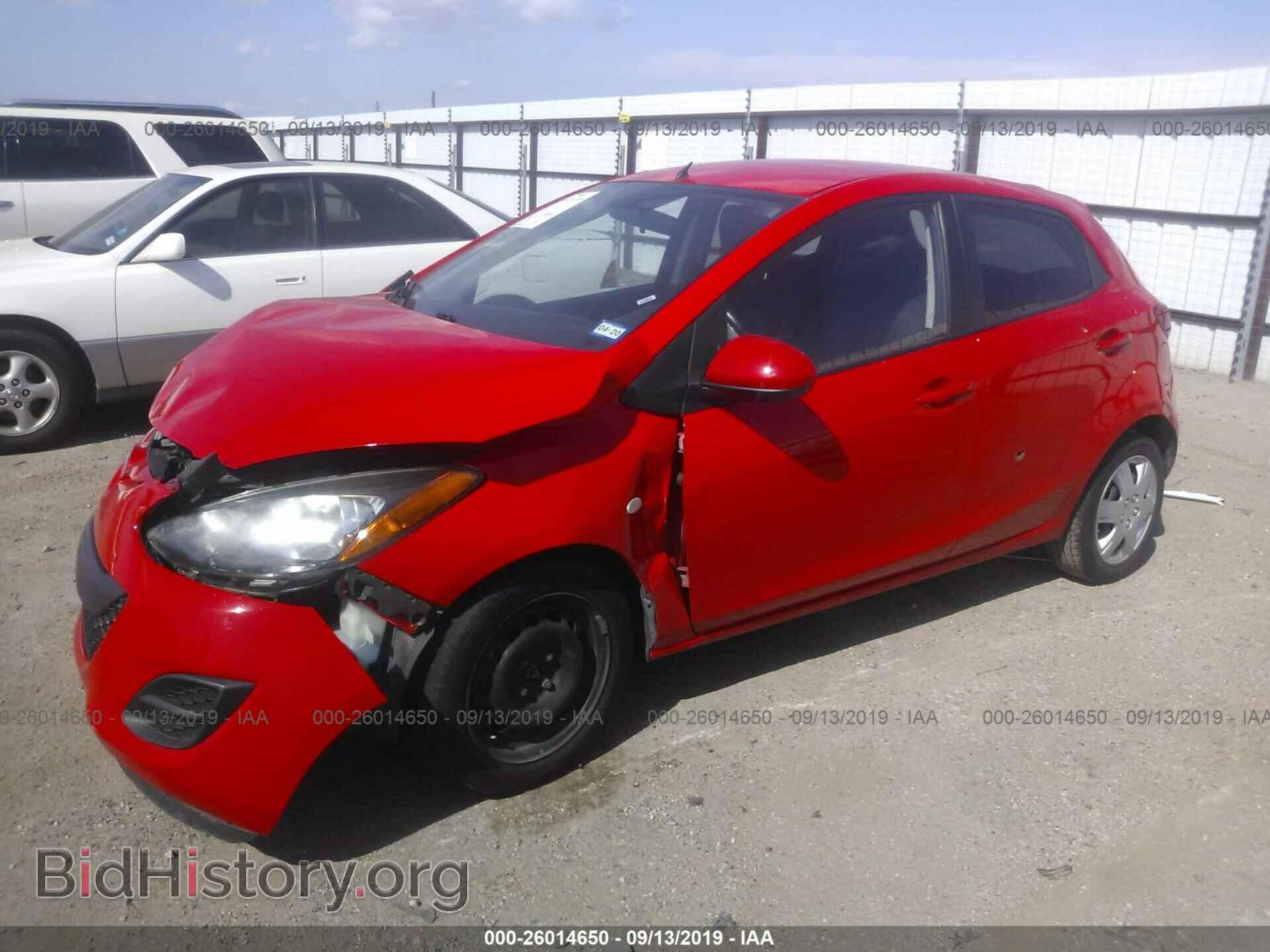 2013 MAZDA MAZDA2 - VIN: JM1DE1KY0D0165368 - Фото 2