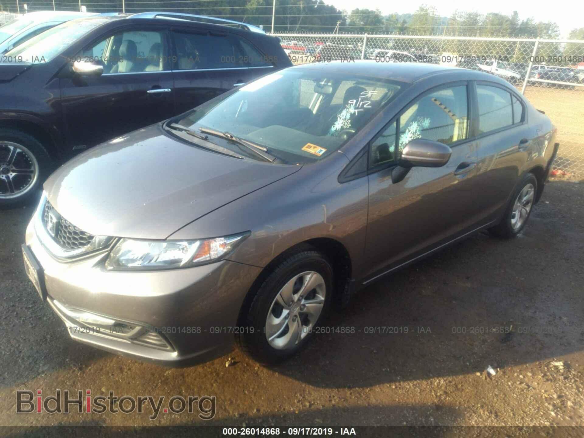 2014 HONDA CIVIC - VIN: 19XFB2F56EE013238 - Фото 2