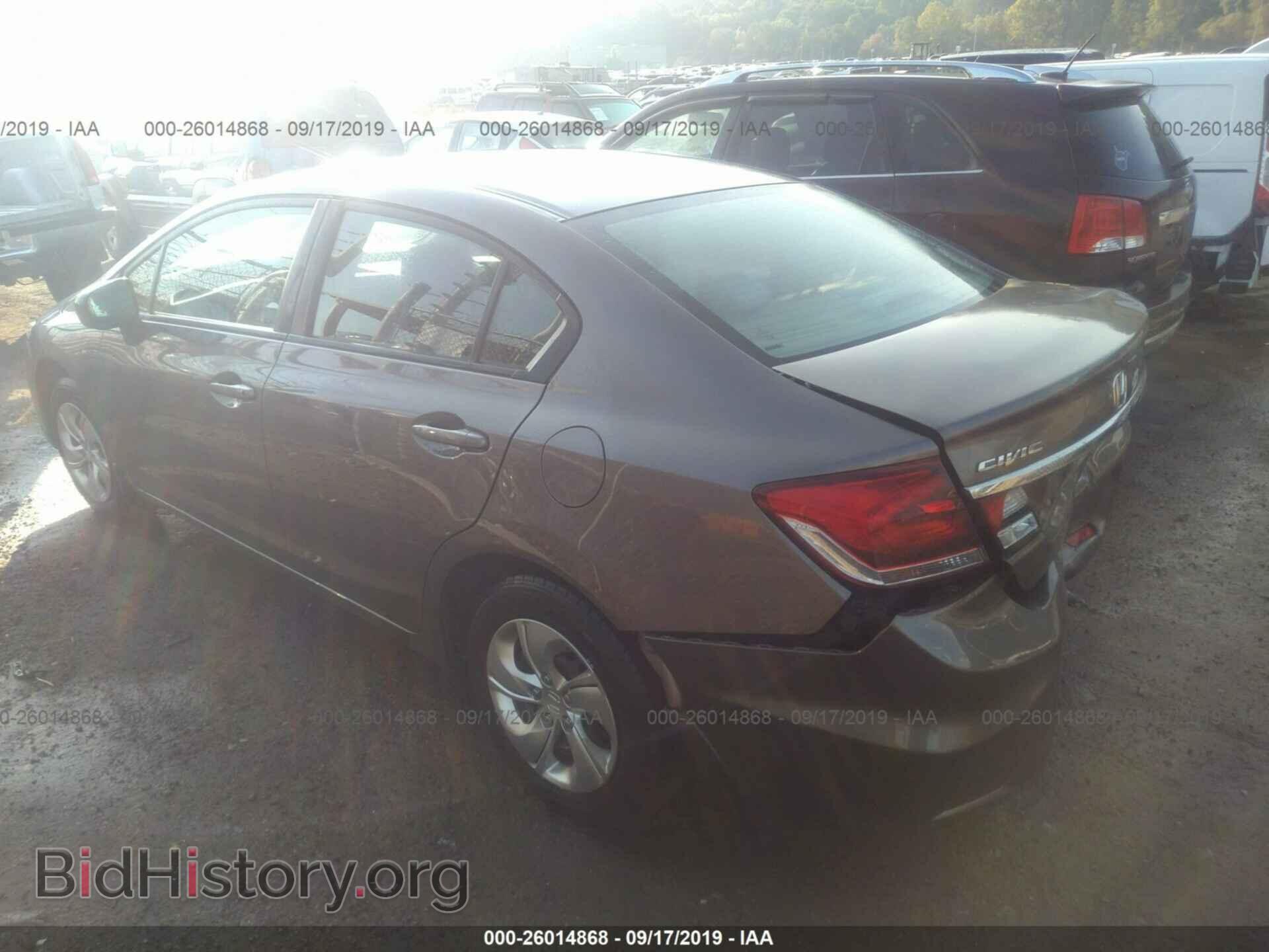 2014 HONDA CIVIC - VIN: 19XFB2F56EE013238 - Фото 3