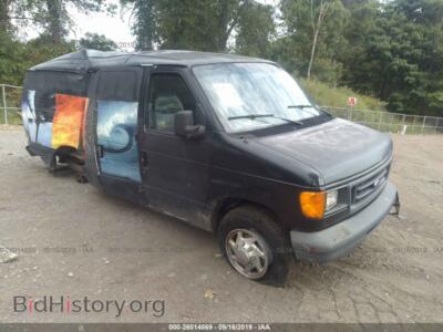 2006 Ford ECONOLINE E250 Van, black — VIN 1FTNS24W66HA26767, IAAI