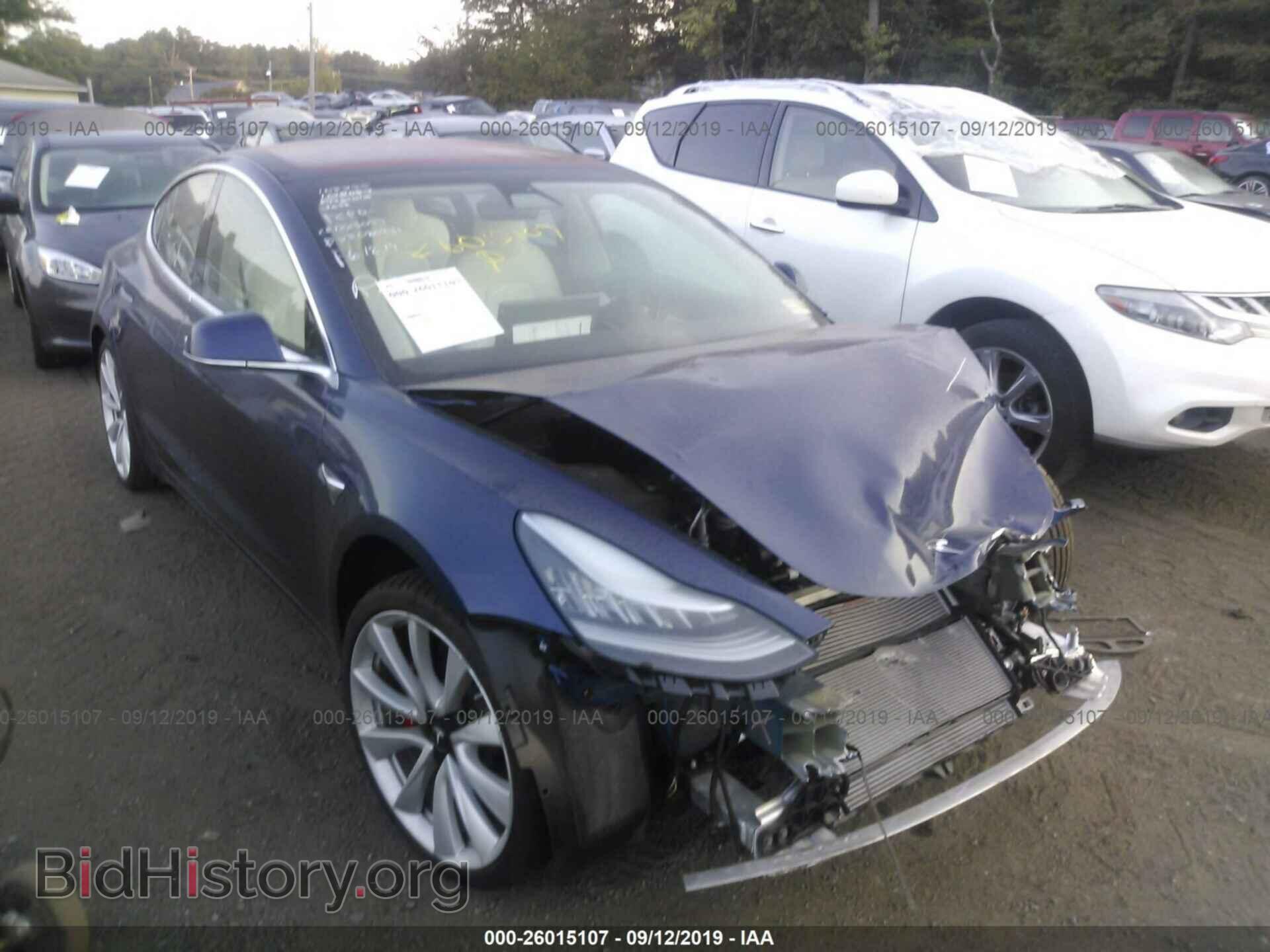 Photo 5YJ3E1EBXJF080831 - TESLA MODEL 3 2018