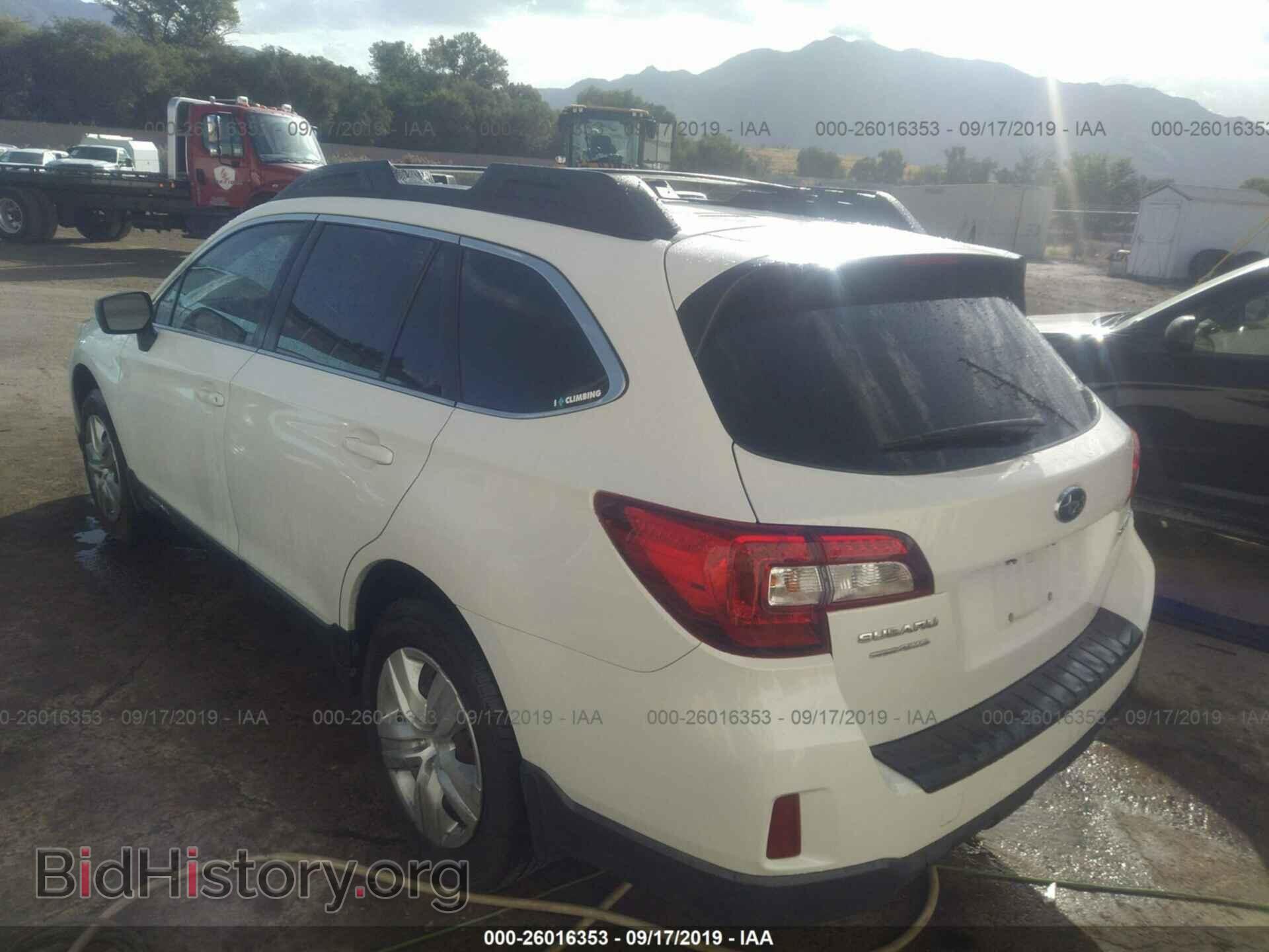 2015 SUBARU OUTBACK - VIN: 4S4BSBAC4F3203337 - Фото 3