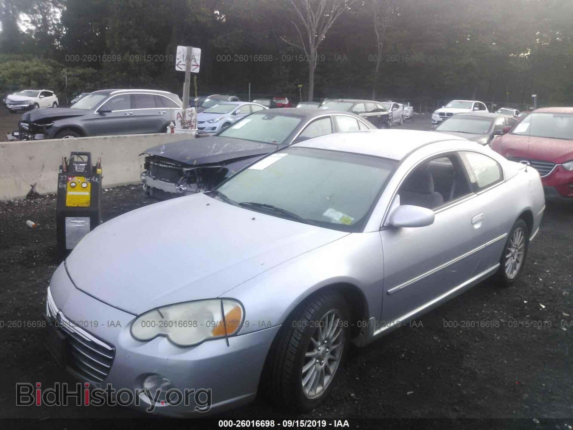 2004 CHRYSLER SEBRING - VIN: 4C3AG52H24E134326 - Фото 2