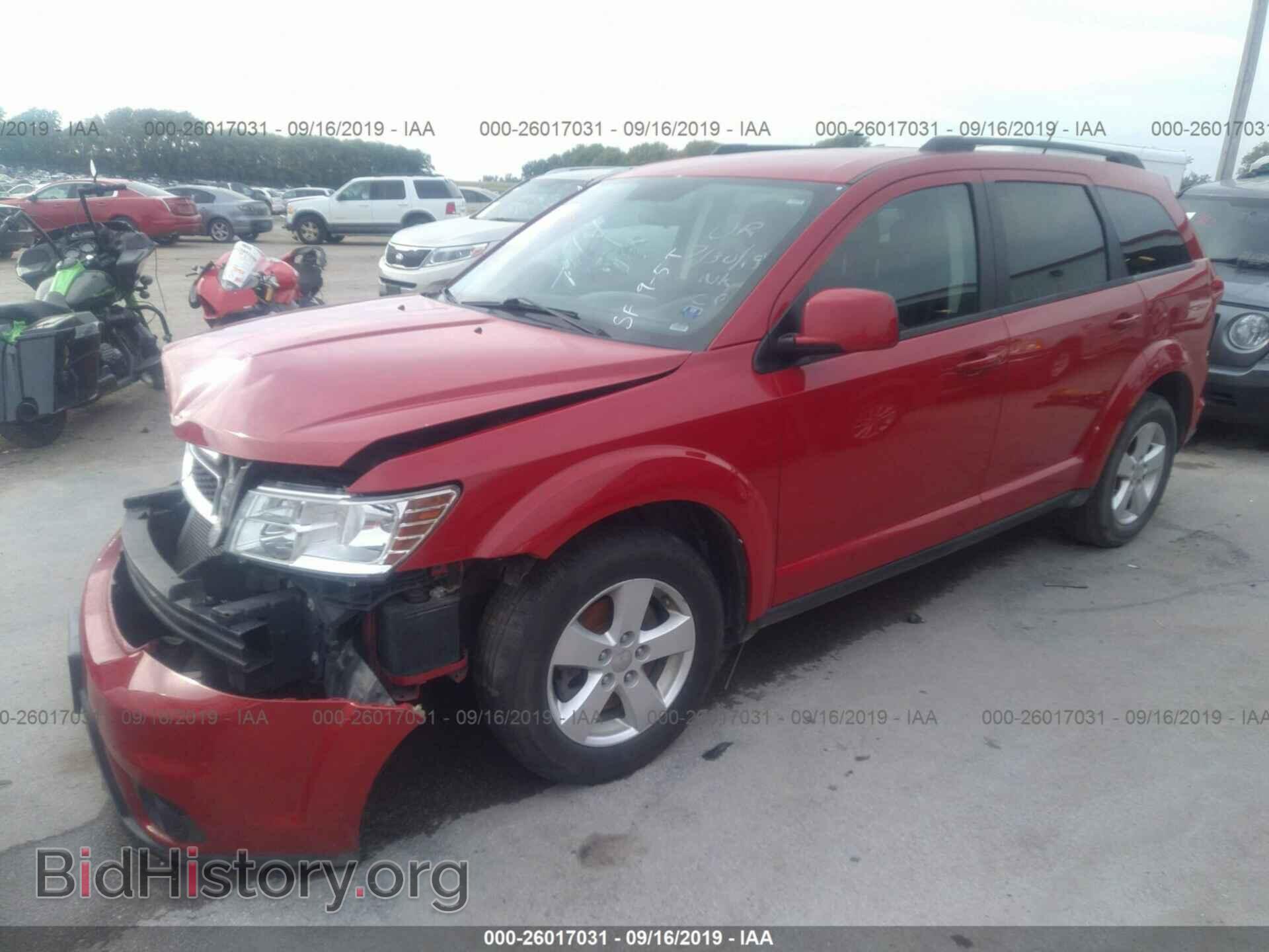 2012 DODGE JOURNEY - VIN: 3C4PDCBG8CT395888 - Фото 2
