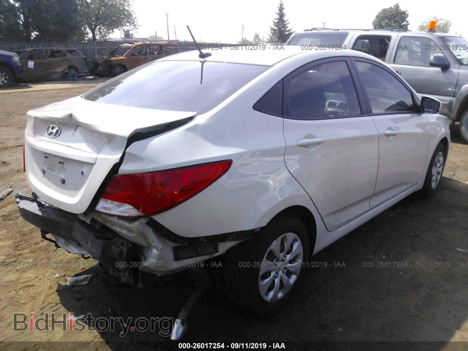 2016 HYUNDAI ACCENT - VIN: KMHCT4AE9GU089989 - Фото 4