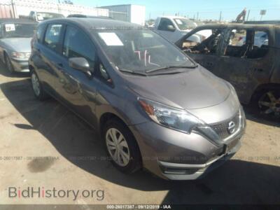 2017 Nissan VERSA NOTE S/S Plus/SV/SL/SR, серый — VIN 3N1CE2CP2HL358561, IAAI