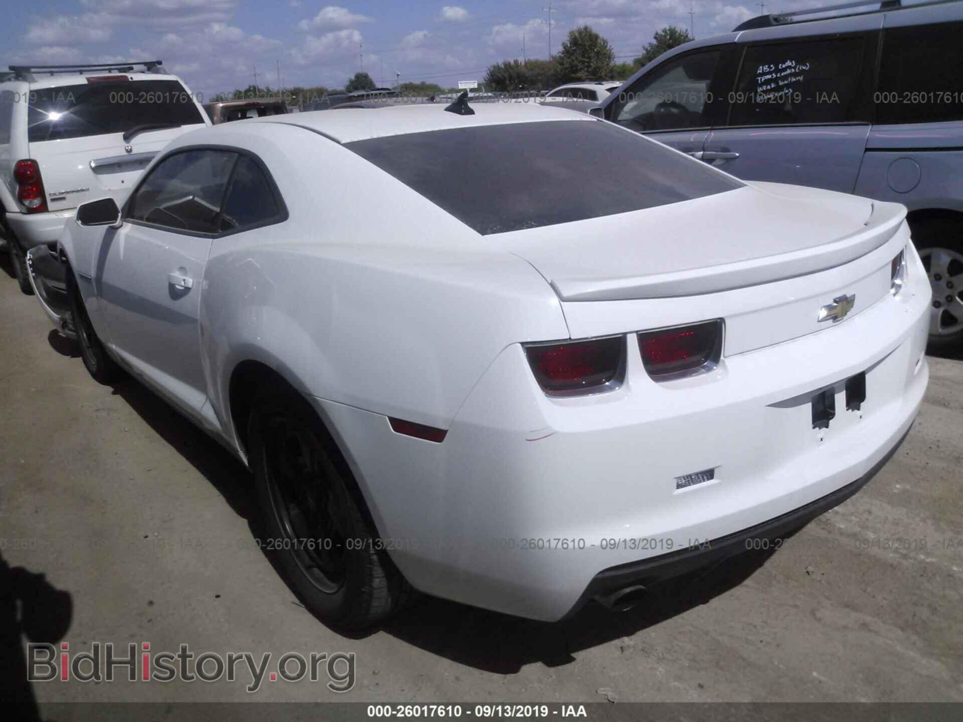 2013 CHEVROLET CAMARO - VIN: 2G1FA1E35D9209223 - Фото 3