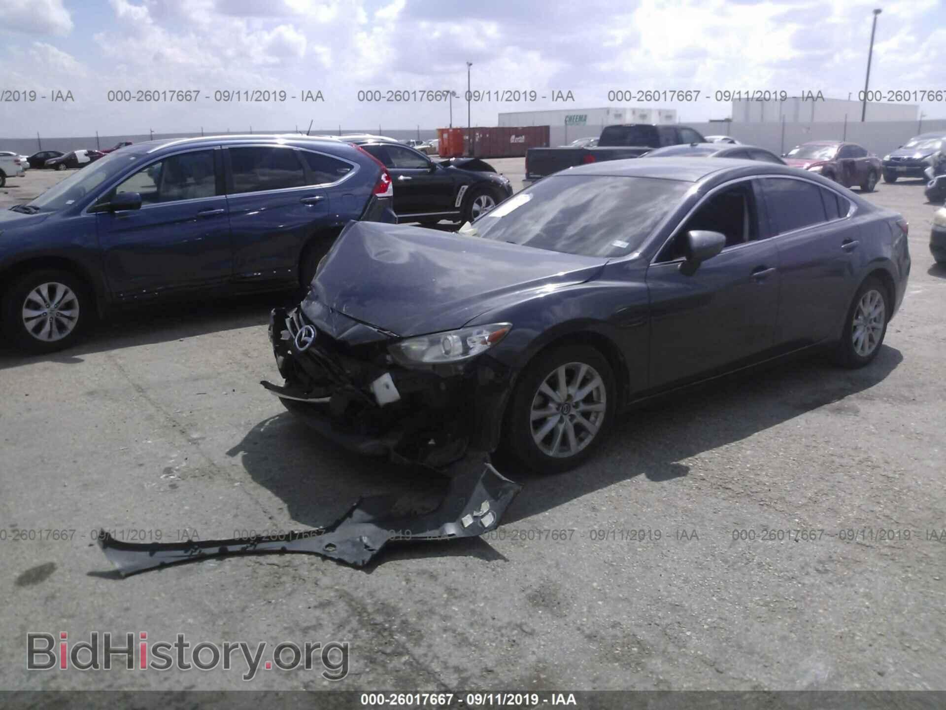 2016 MAZDA 6 - VIN: JM1GJ1U53G1437065 - Фото 2