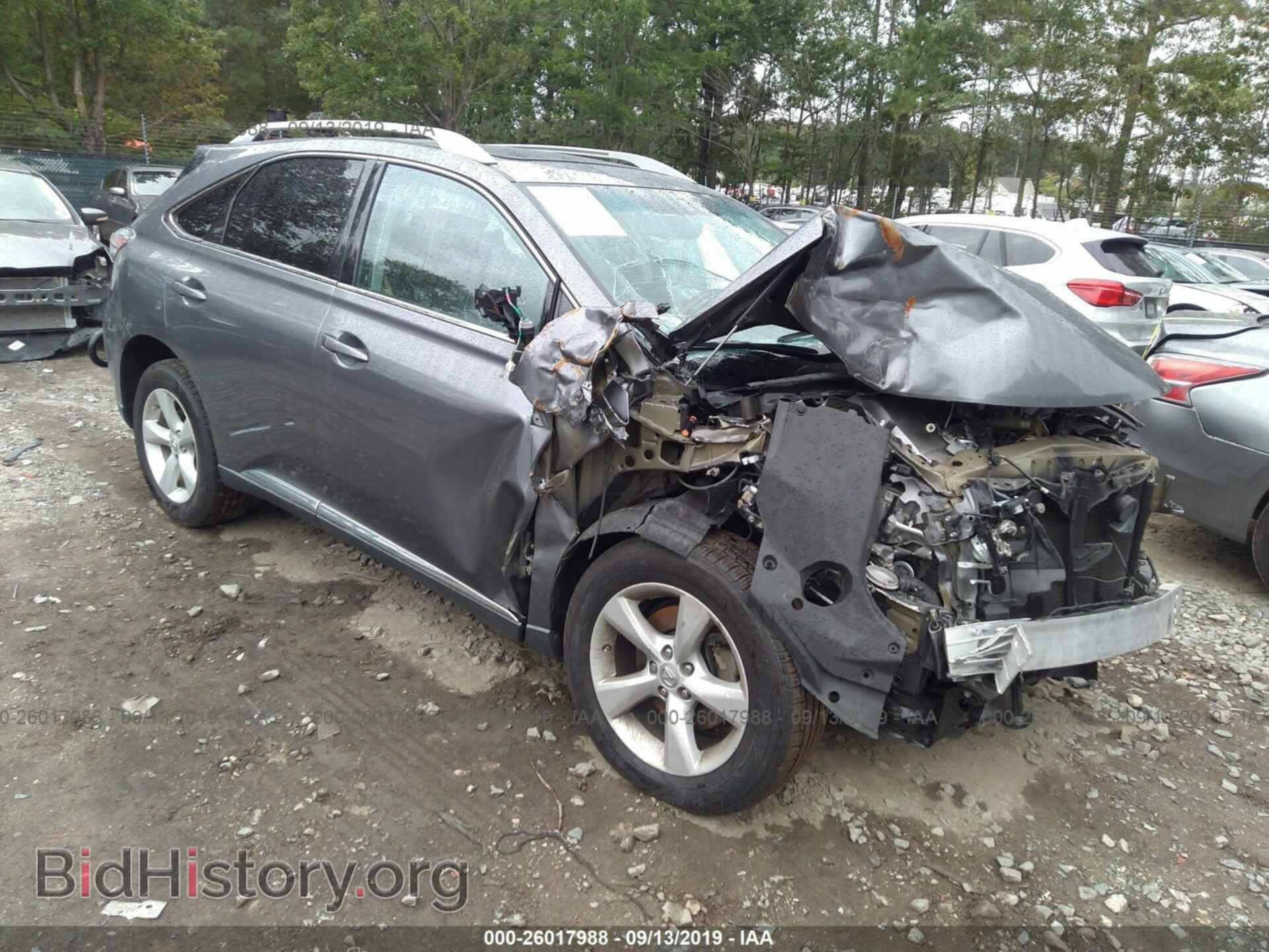 Photo 2T2BK1BA3CC149832 - LEXUS RX 2012