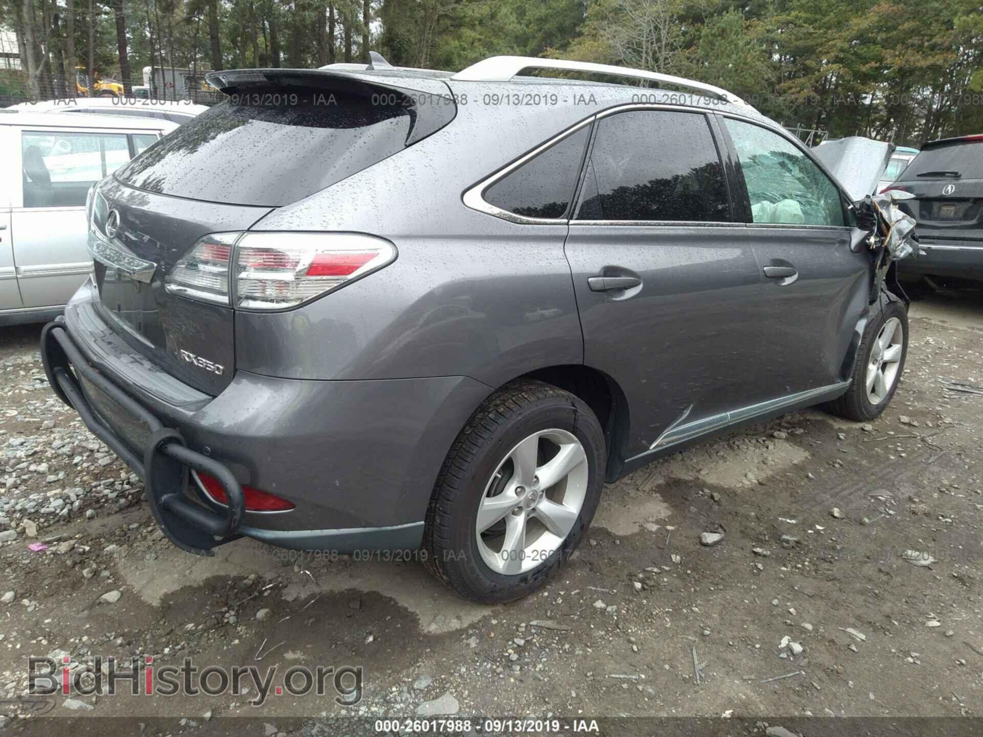 2012 LEXUS RX - VIN: 2T2BK1BA3CC149832 - Photo 4