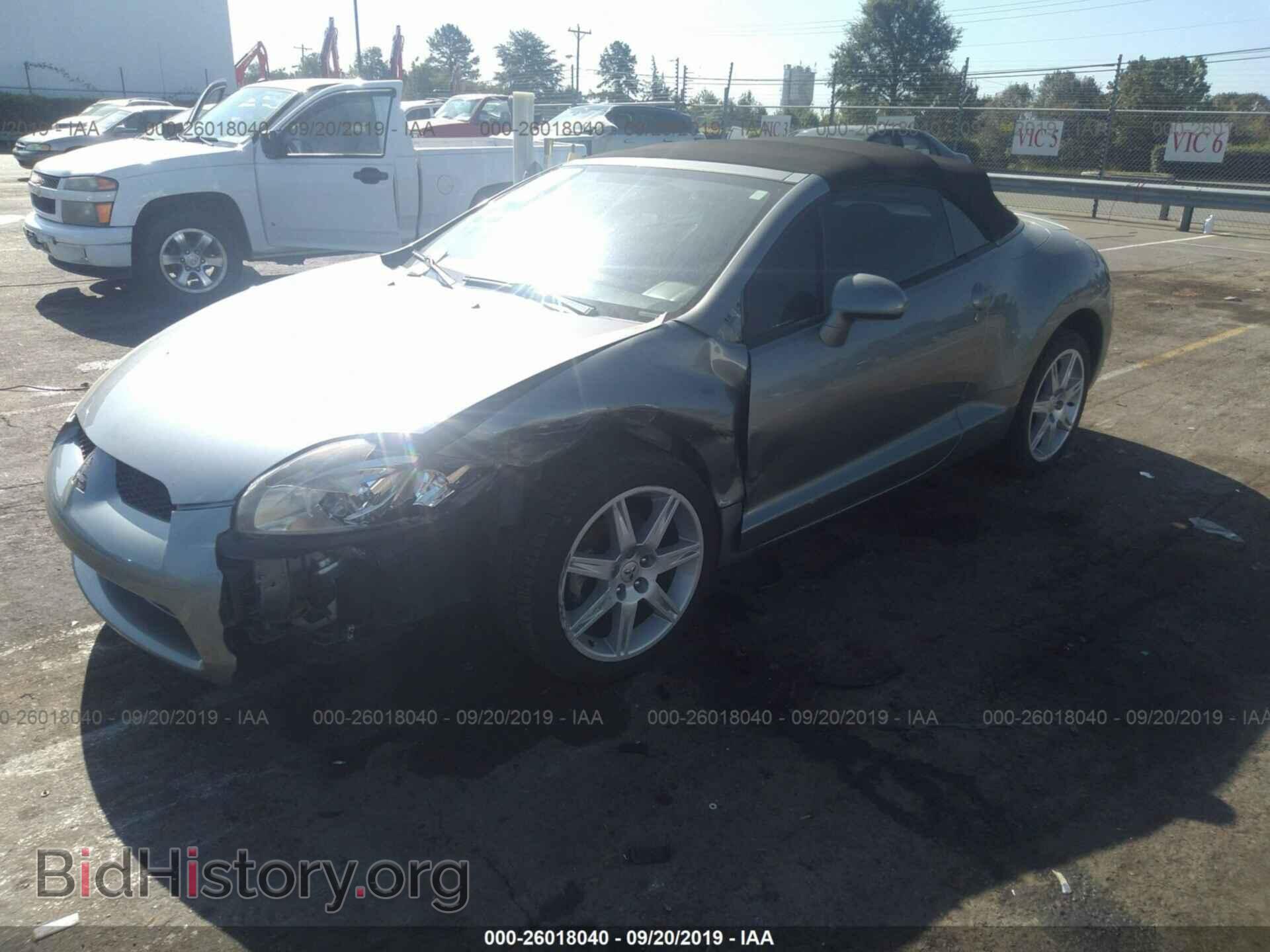 2007 MITSUBISHI ECLIPSE - VIN: 4A3AL35T17E040310 - Фото 2