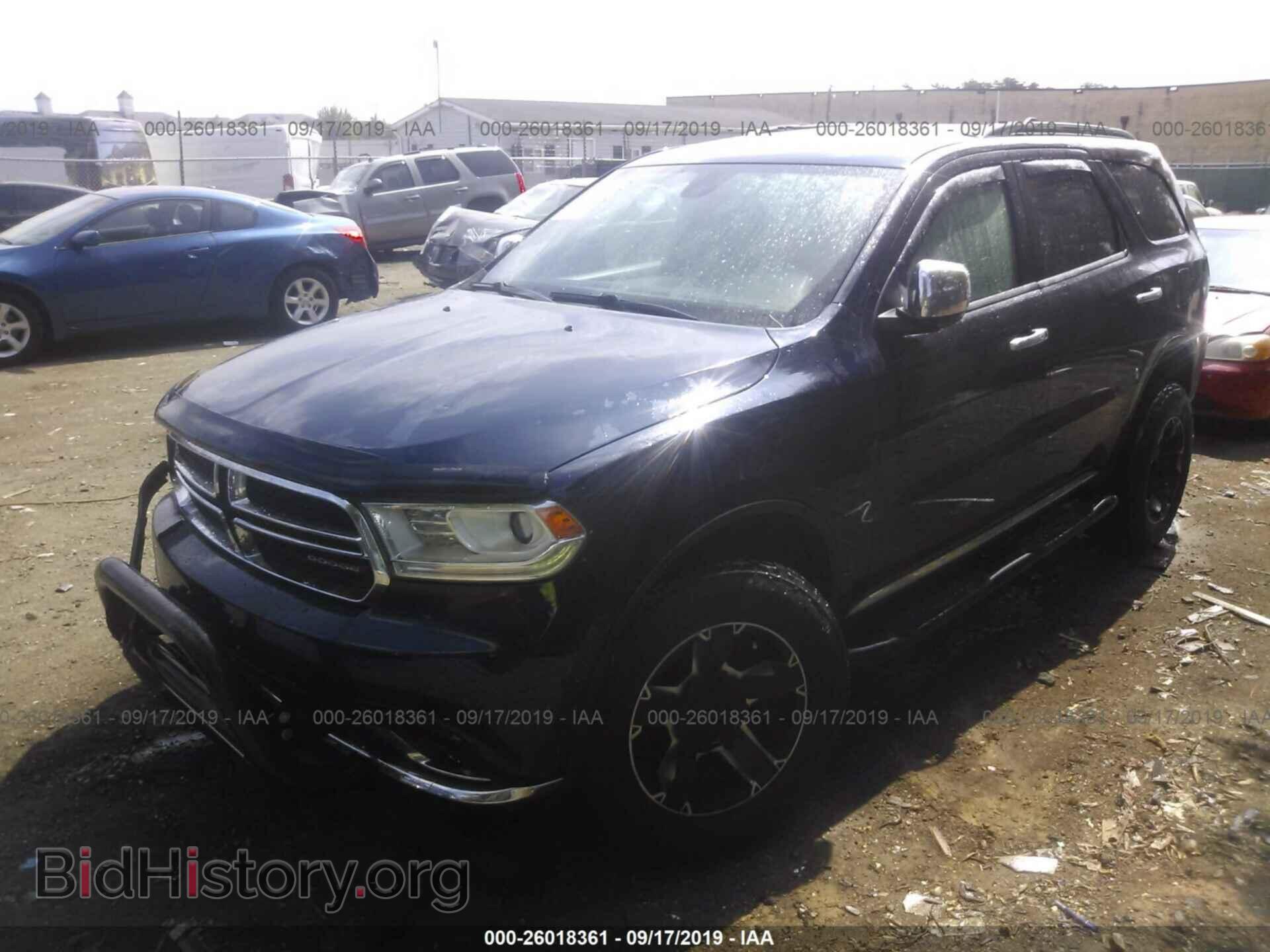 2014 DODGE DURANGO - VIN: 1C4RDJAGXEC314516 - Фото 2