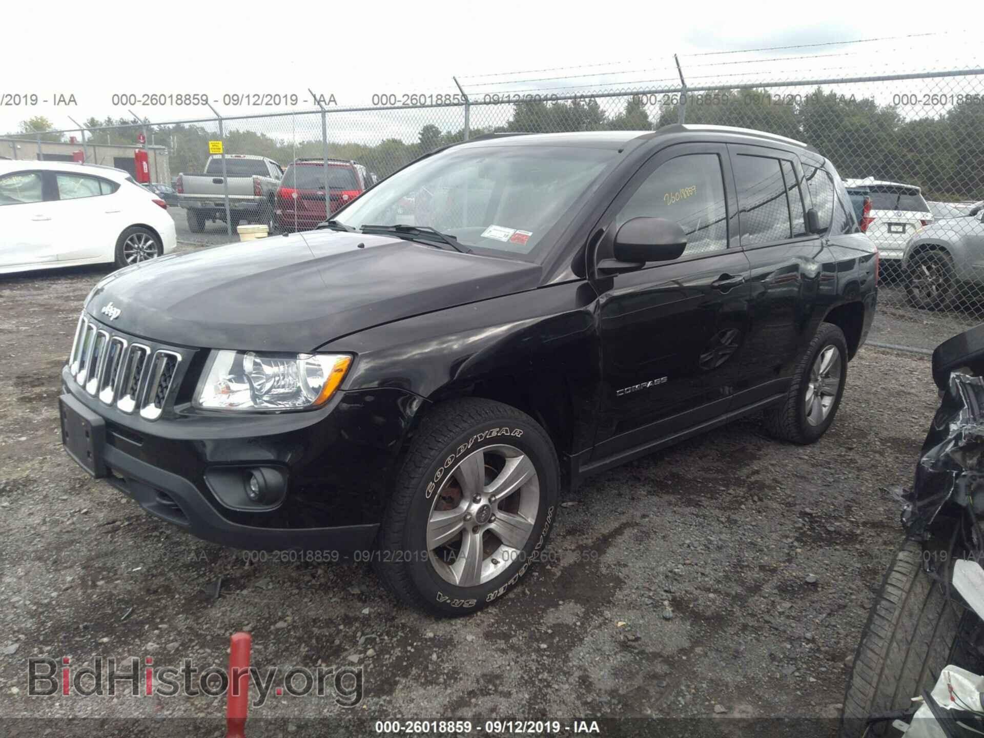 2012 JEEP COMPASS - VIN: 1C4NJDBB7CD675477 - Фото 2
