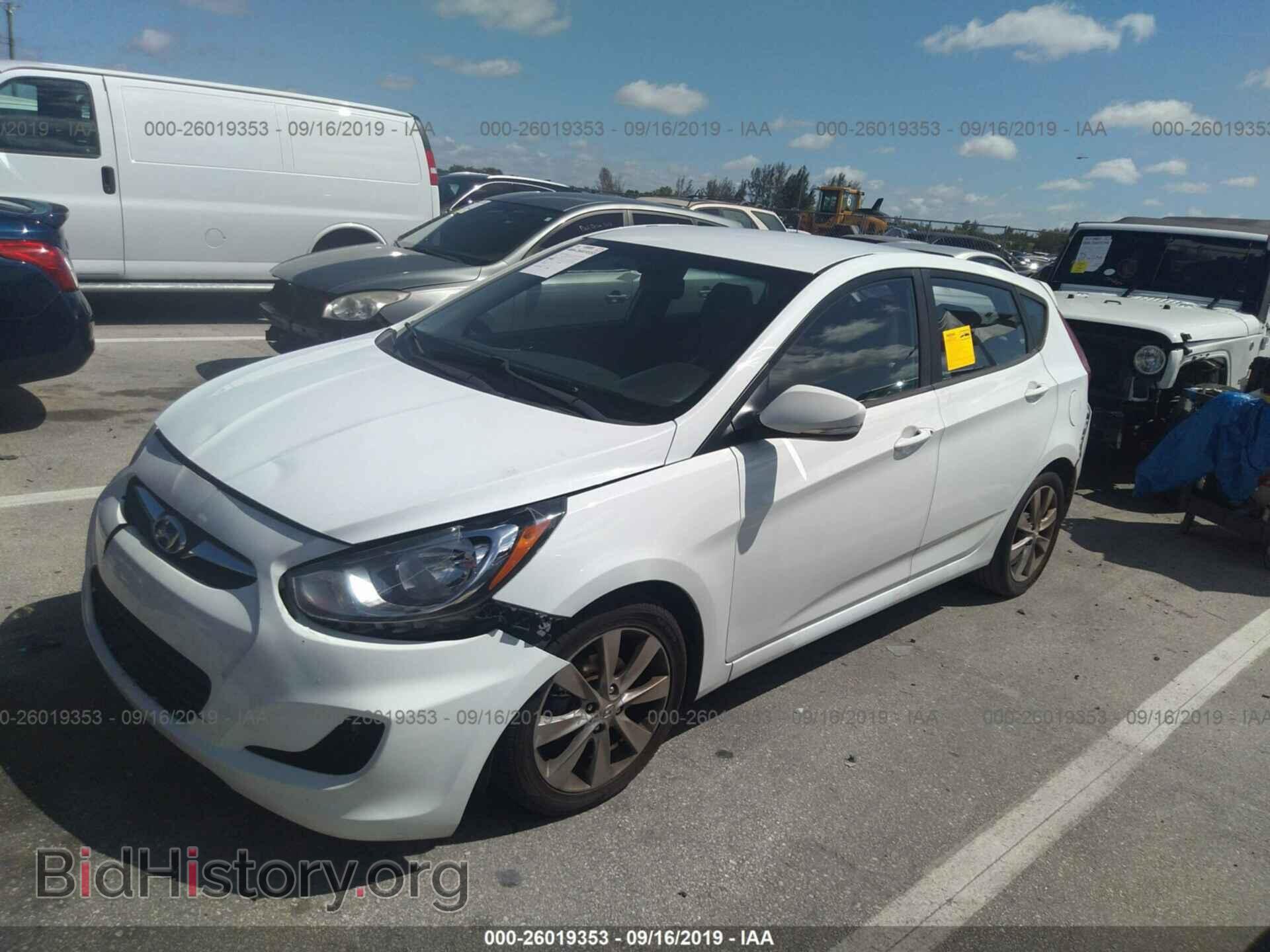 2013 HYUNDAI ACCENT - VIN: KMHCU5AEXDU075033 - Фото 2