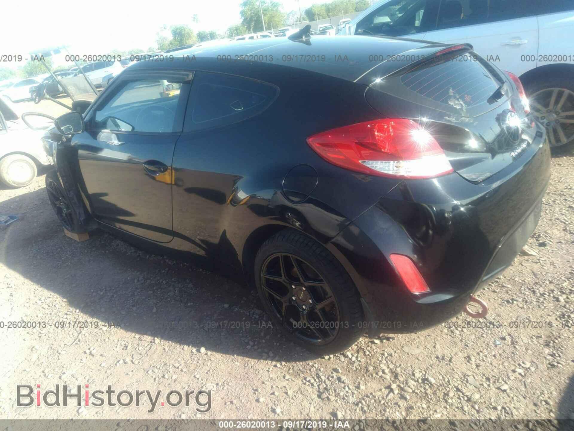 2013 HYUNDAI VELOSTER - VIN: KMHTC6AD4DU165679 - Фото 3