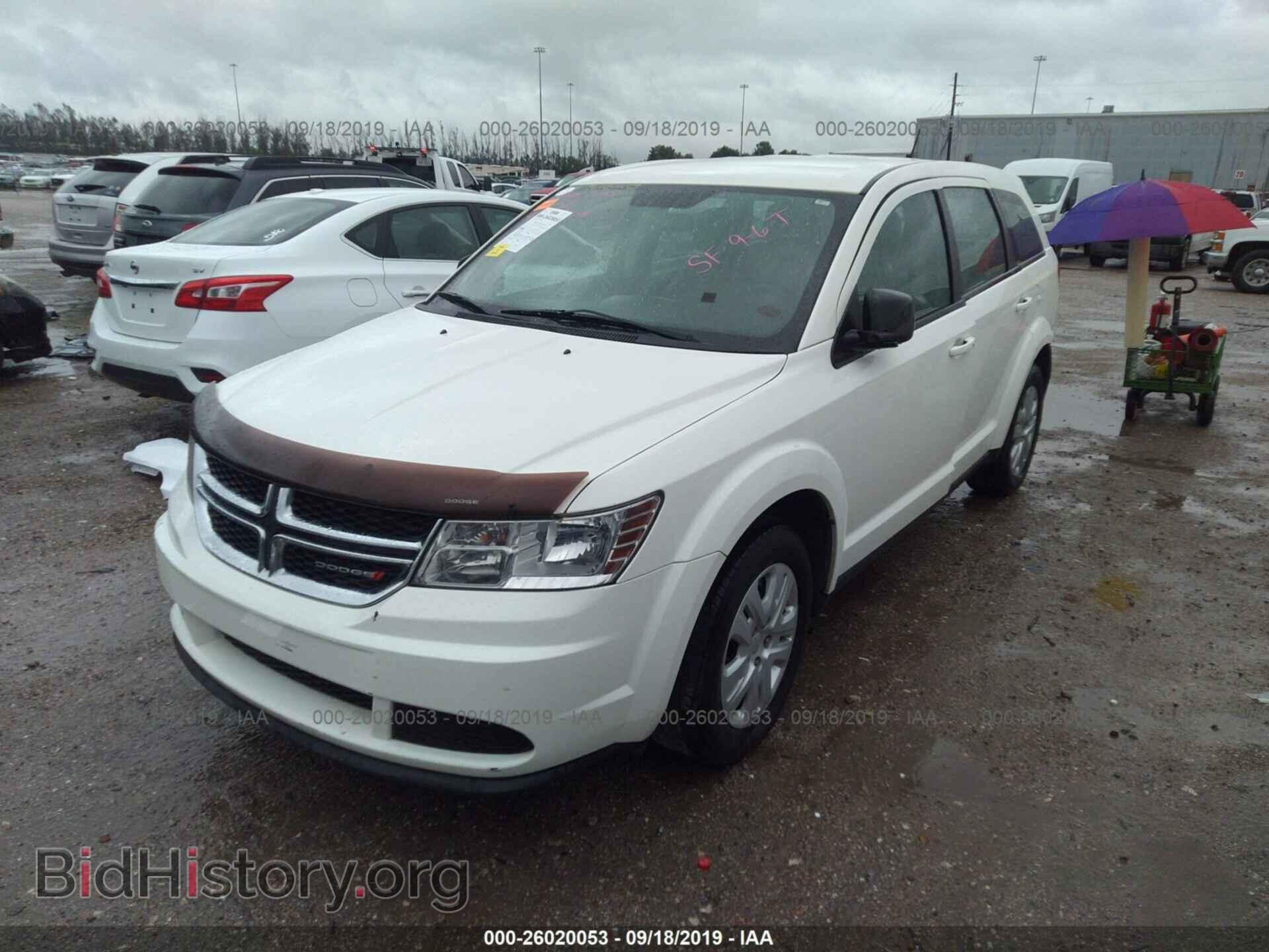 2014 DODGE JOURNEY - VIN: 3C4PDCAB4ET165502 - Фото 2
