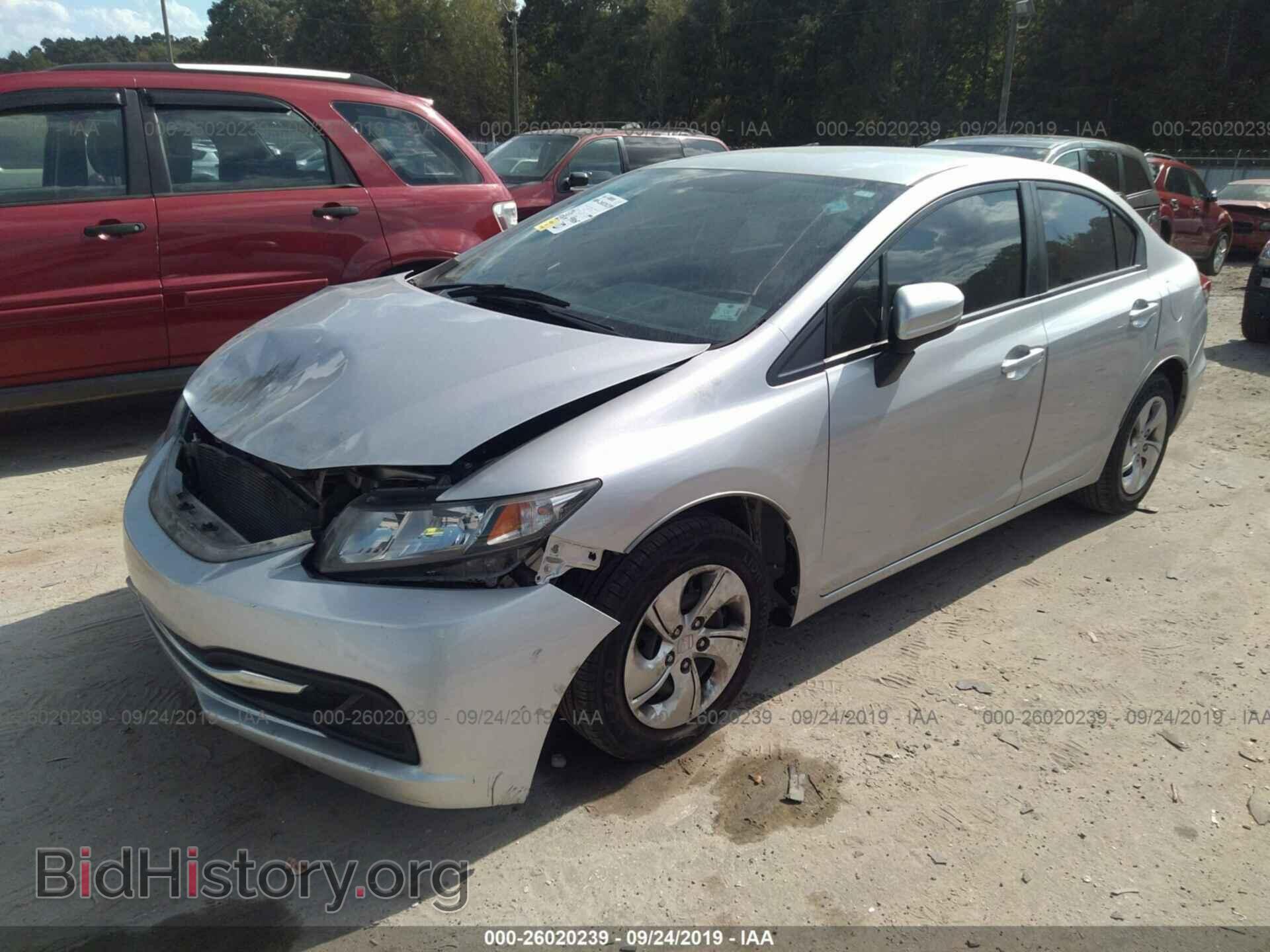 2014 HONDA CIVIC - VIN: 19XFB2F52EE002415 - Фото 2