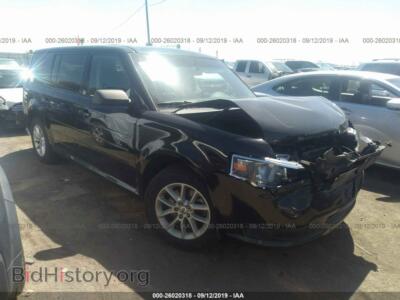 2014 Ford FLEX SE, черный — VIN 2FMGK5B81EBD42440, IAAI