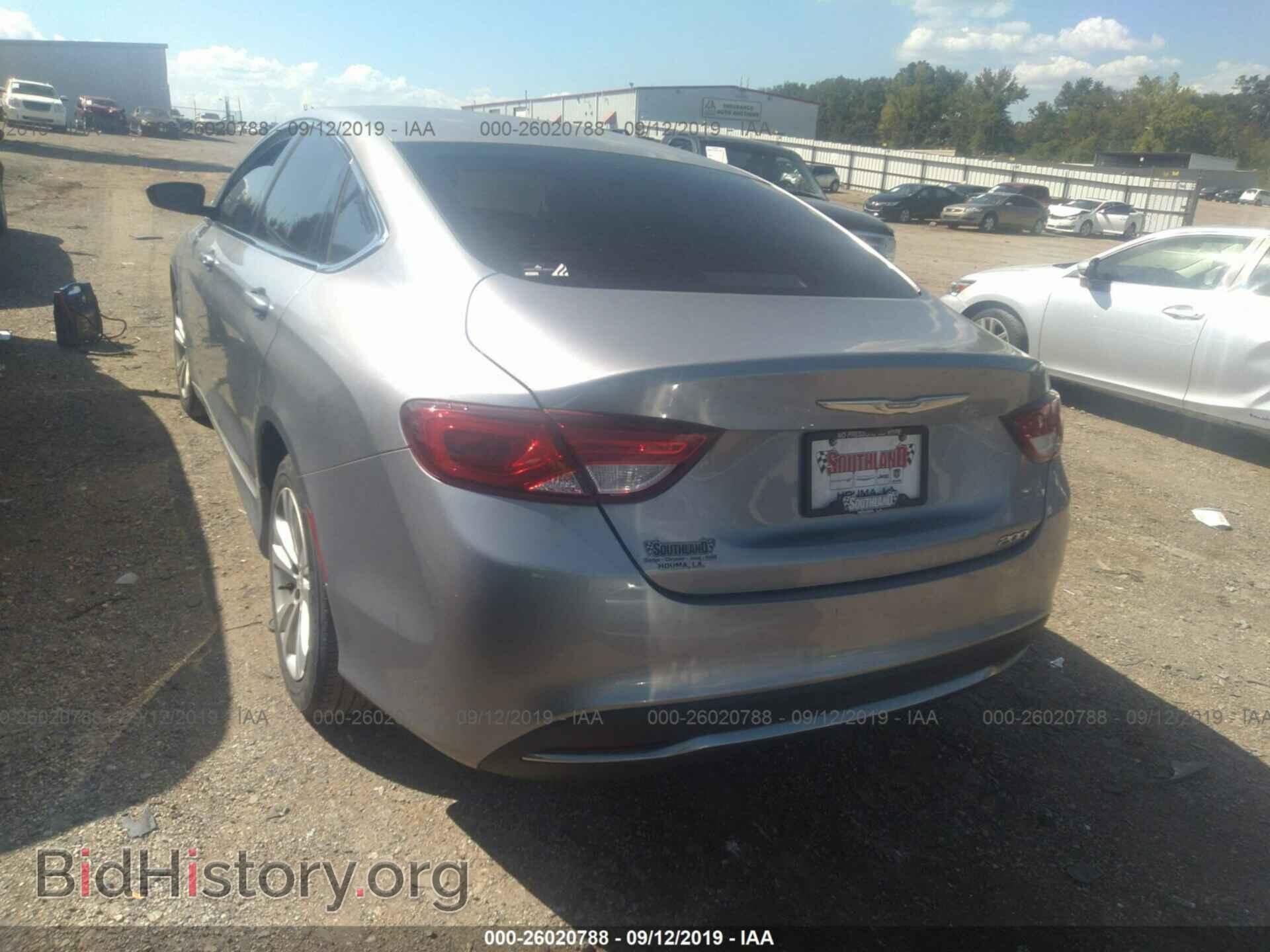 2016 CHRYSLER 200 - VIN: 1C3CCCAB1GN107520 - Фото 3