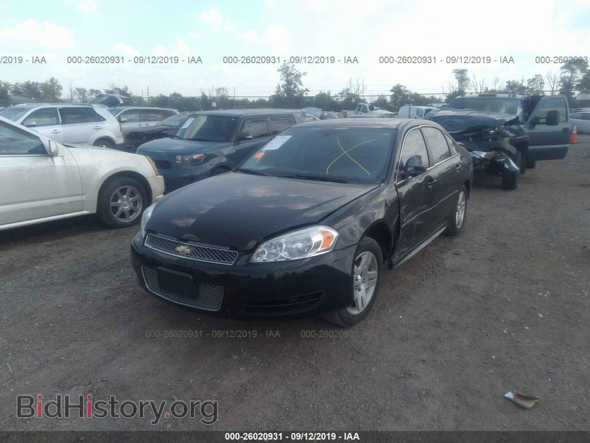 2012 CHEVROLET IMPALA - VIN: 2G1WB5E35C1150756 - Фото 2
