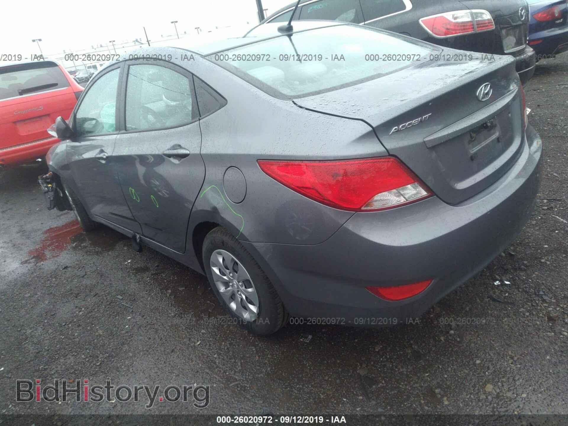 2016 HYUNDAI ACCENT - VIN: KMHCT4AEXGU112874 - Фото 3