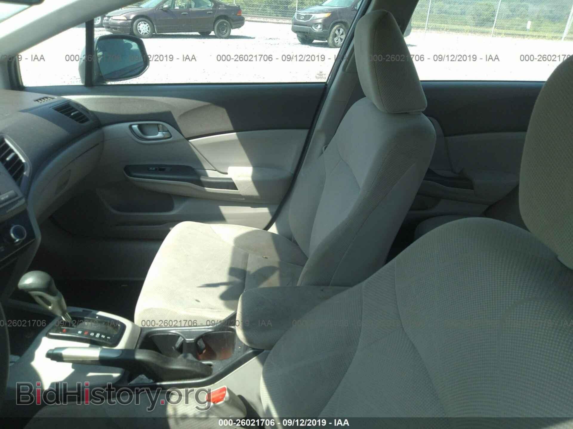 2012 HONDA CIVIC - VIN: 19XFB2F52CE312349 - Фото 5