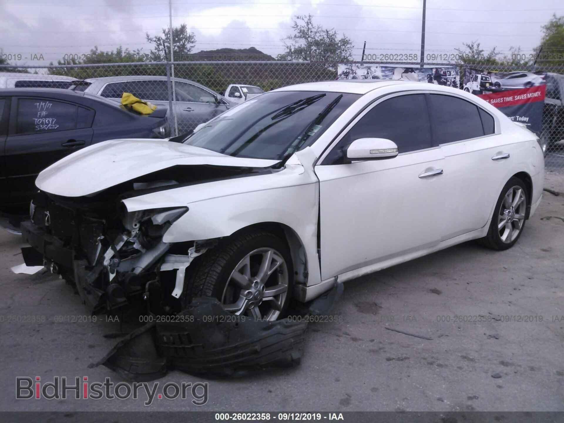2012 NISSAN MAXIMA - VIN: 1N4AA5AP4CC805518 - Фото 2