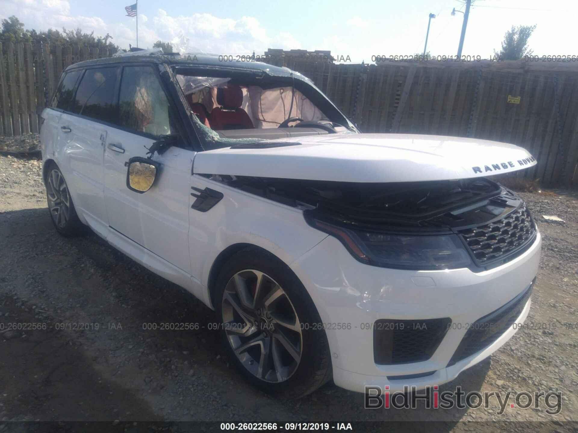 Photo SALWV2SV9KA416313 - LAND ROVER RANGE ROVER SPORT 2019