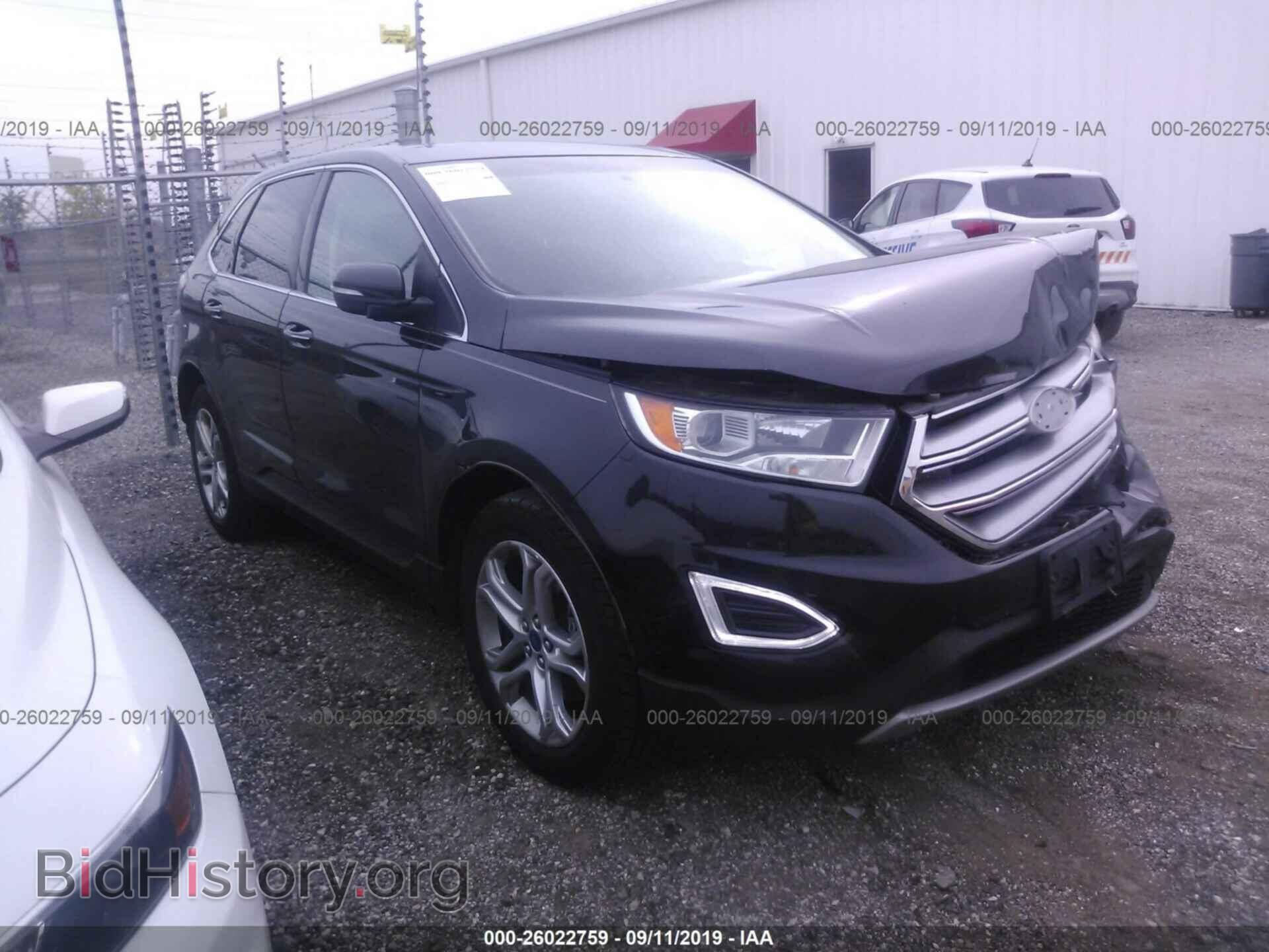 Фотография 2FMTK4K94FBB48309 - FORD EDGE 2015
