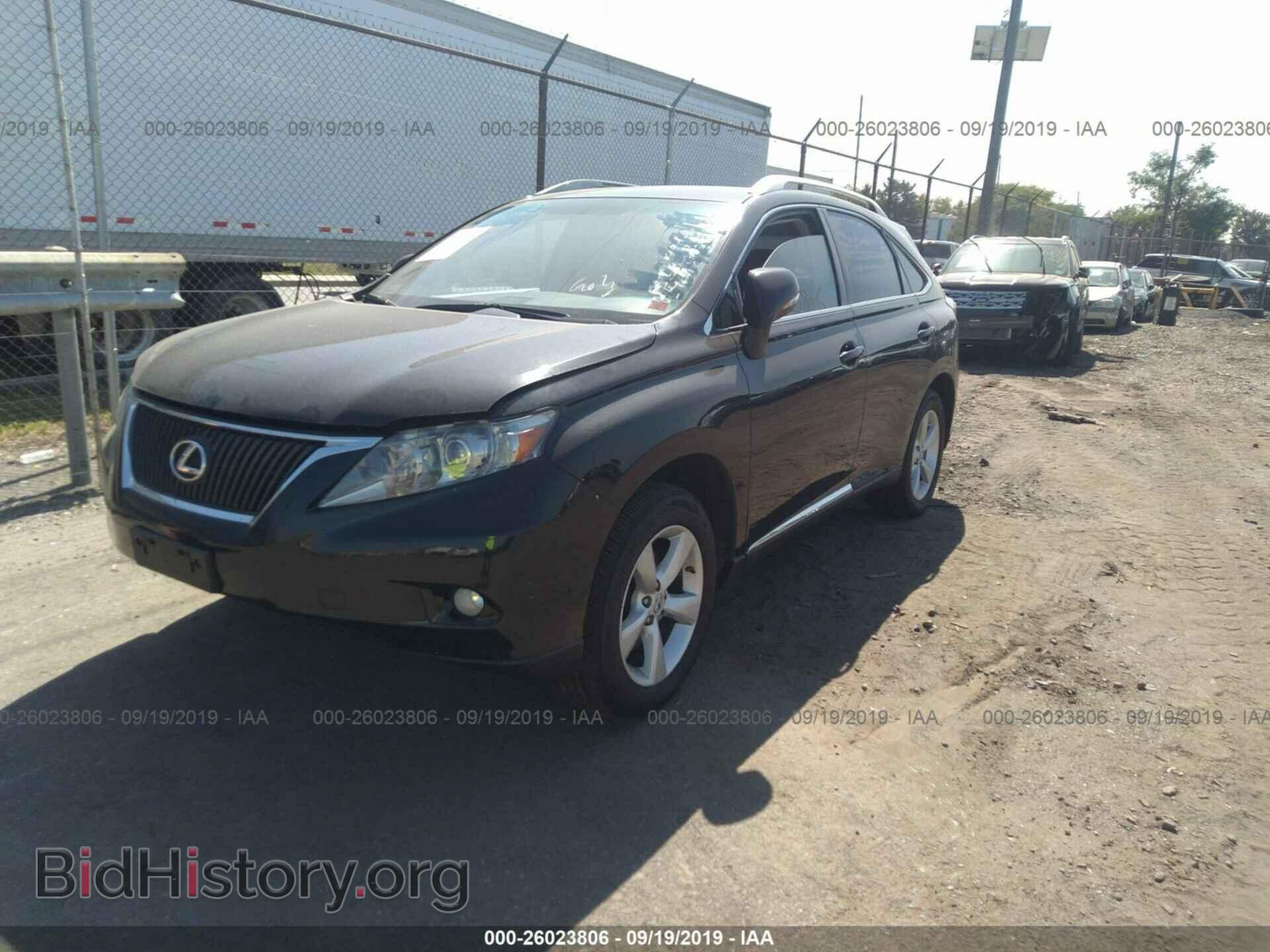 2011 LEXUS RX - VIN: 2T2BK1BA2BC112477 - Photo 2