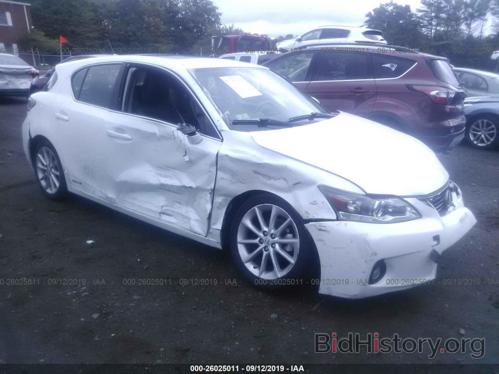 Photo JTHKD5BH4C2063672 - LEXUS CT 2012