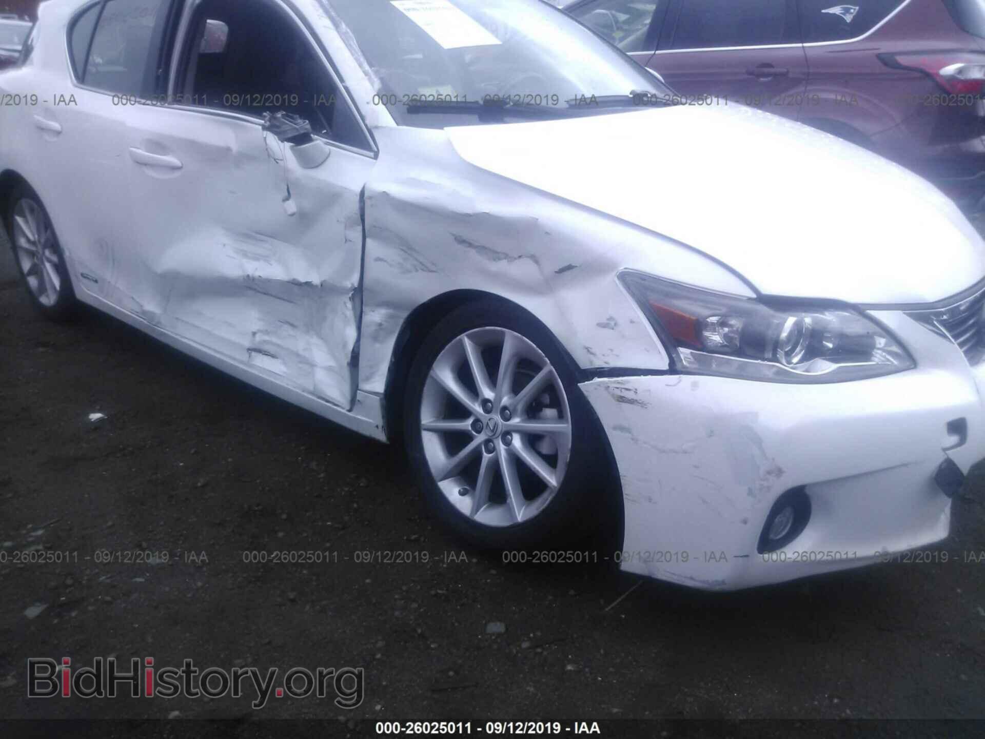 2012 LEXUS CT - VIN: JTHKD5BH4C2063672 - Photo 6