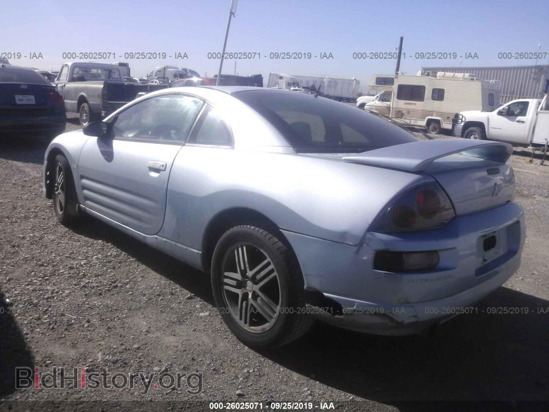 2003 MITSUBISHI ECLIPSE - VIN: 4A3AC74H43E027226 - Фото 3