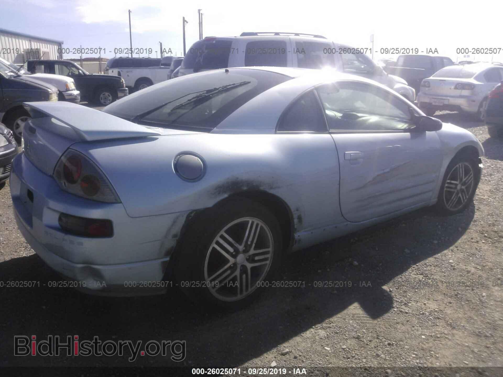 2003 MITSUBISHI ECLIPSE - VIN: 4A3AC74H43E027226 - Фото 4