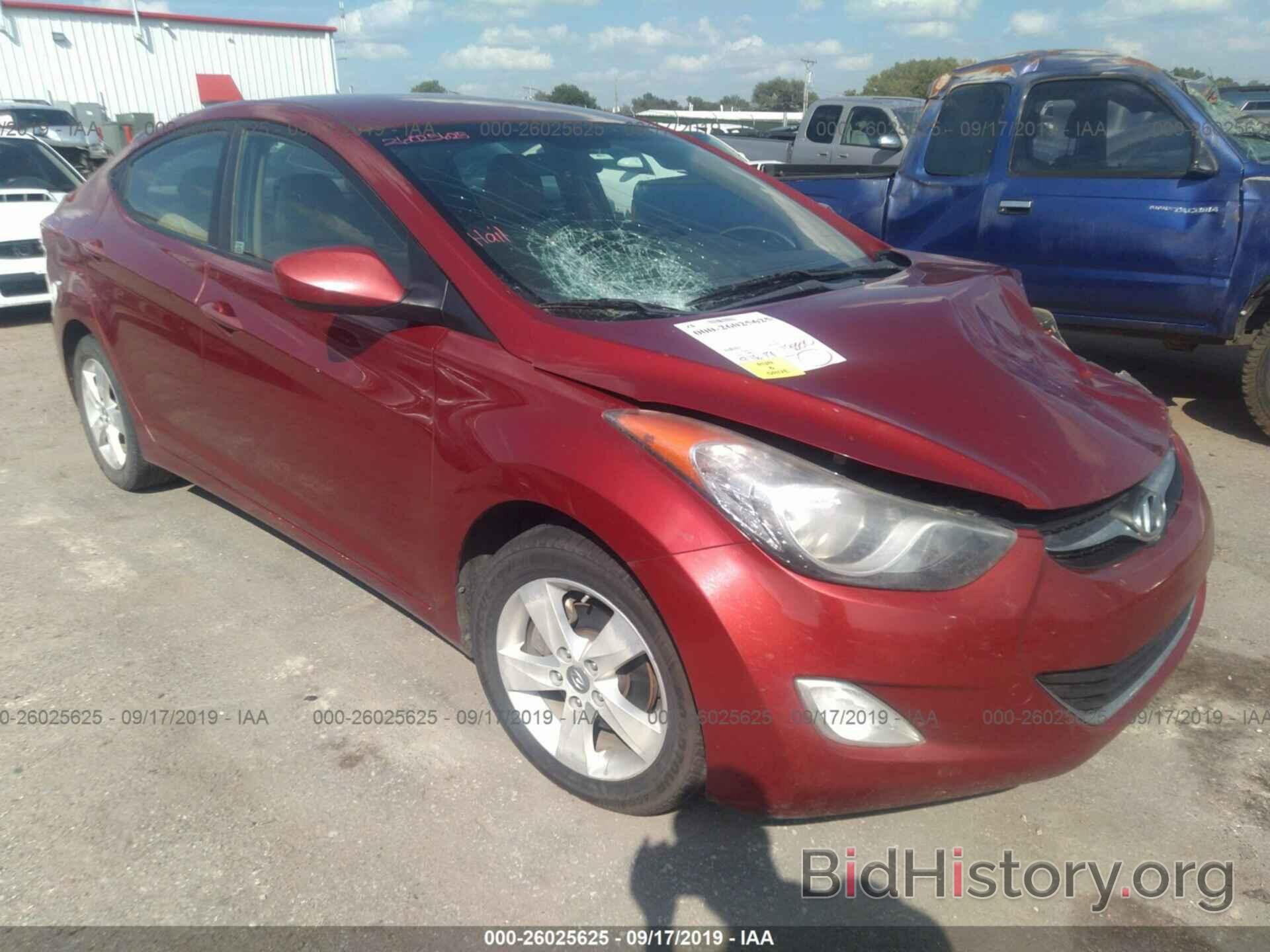 Photo KMHDH4AE7CU207246 - HYUNDAI ELANTRA 2012