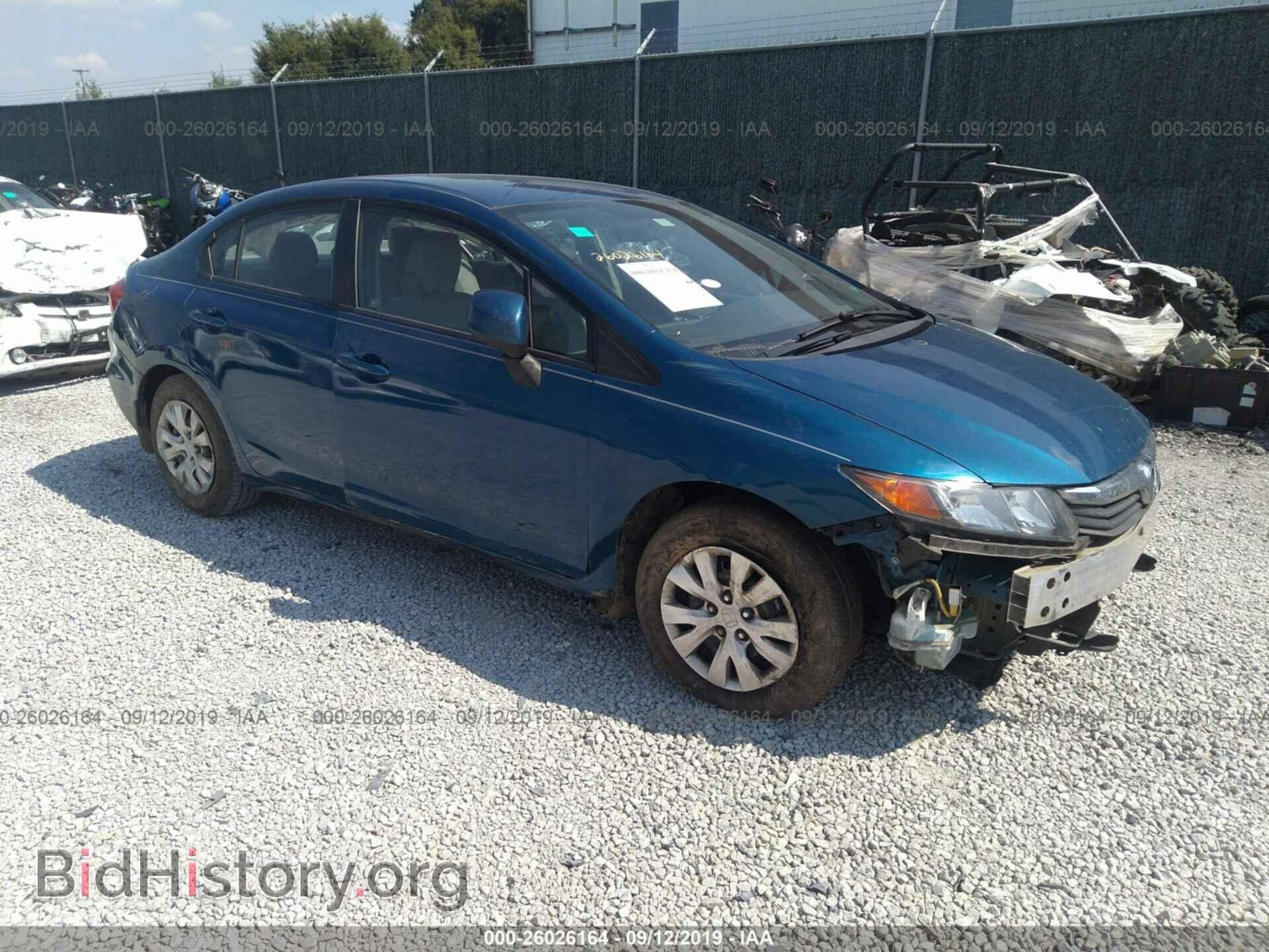 Photo 19XFB2F55CE073461 - HONDA CIVIC 2012