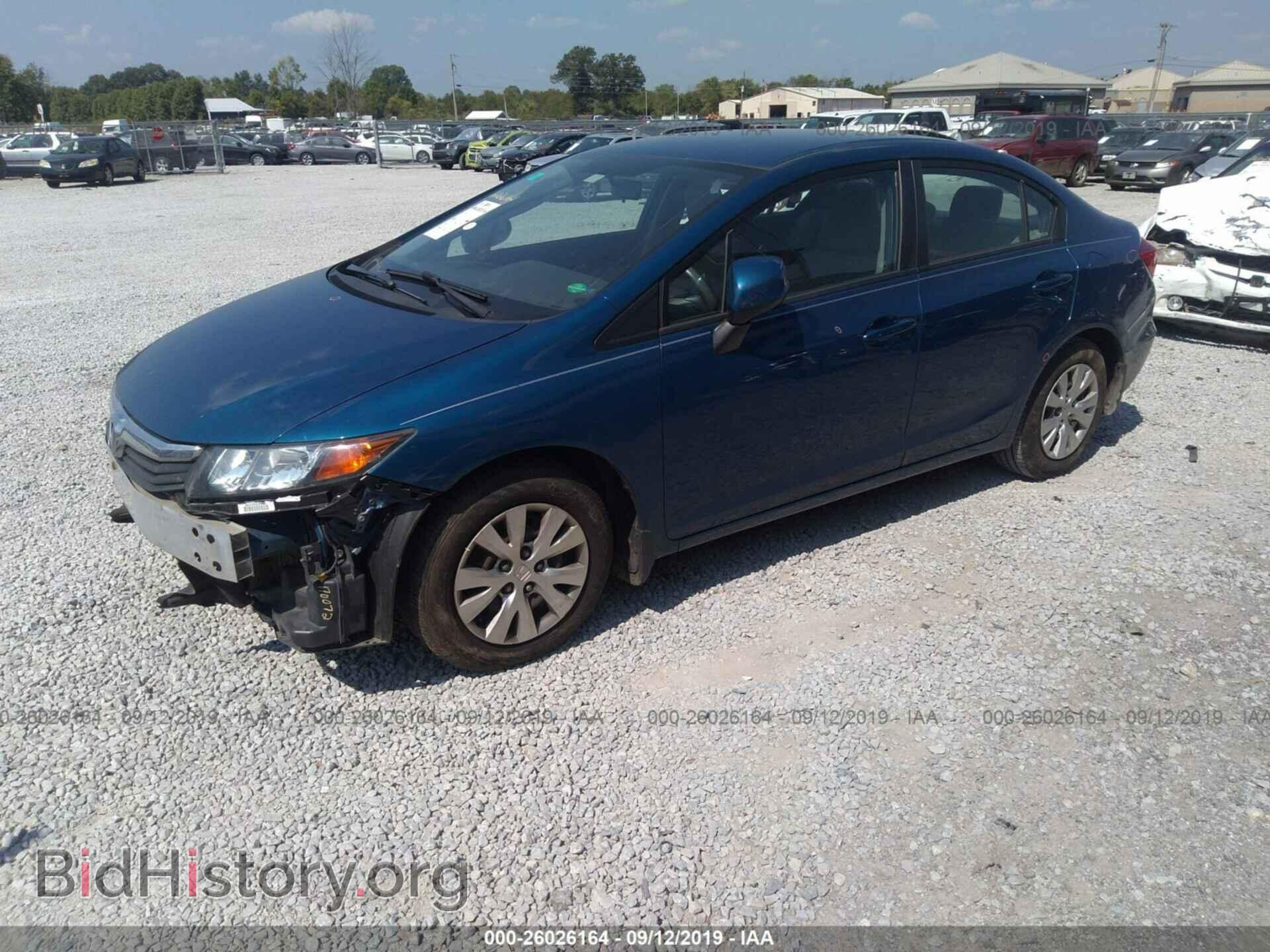 2012 HONDA CIVIC - VIN: 19XFB2F55CE073461 - Photo 2