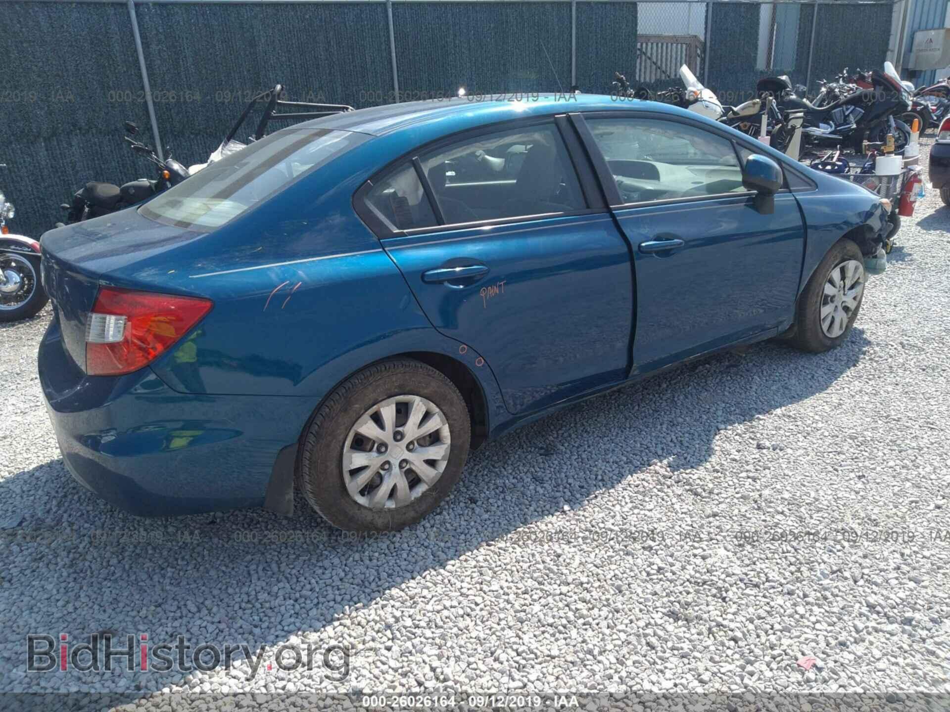 2012 HONDA CIVIC - VIN: 19XFB2F55CE073461 - Photo 4