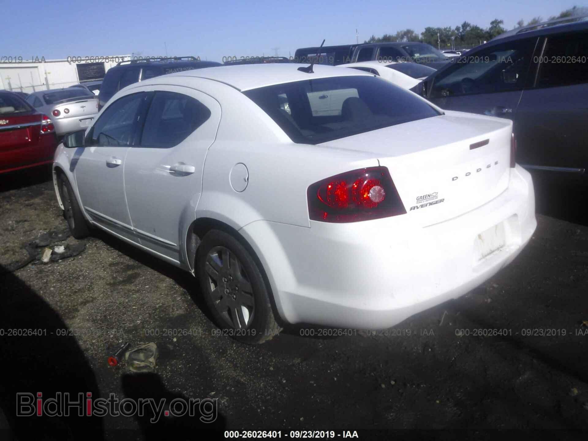 2012 DODGE AVENGER - VIN: 1C3CDZAB3CN167535 - Photo 3
