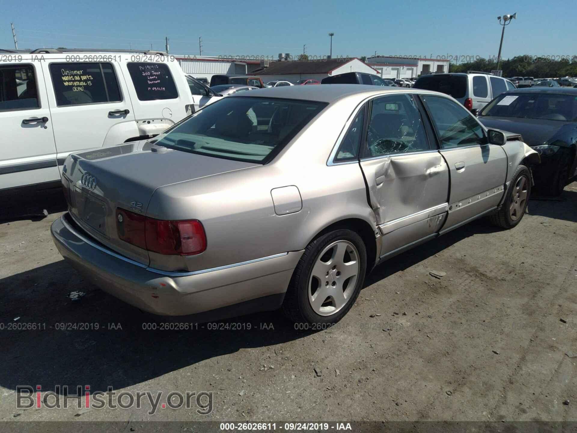 2000 AUDI A8 - VIN: WAUFL54D9YN004555 - Фото 4