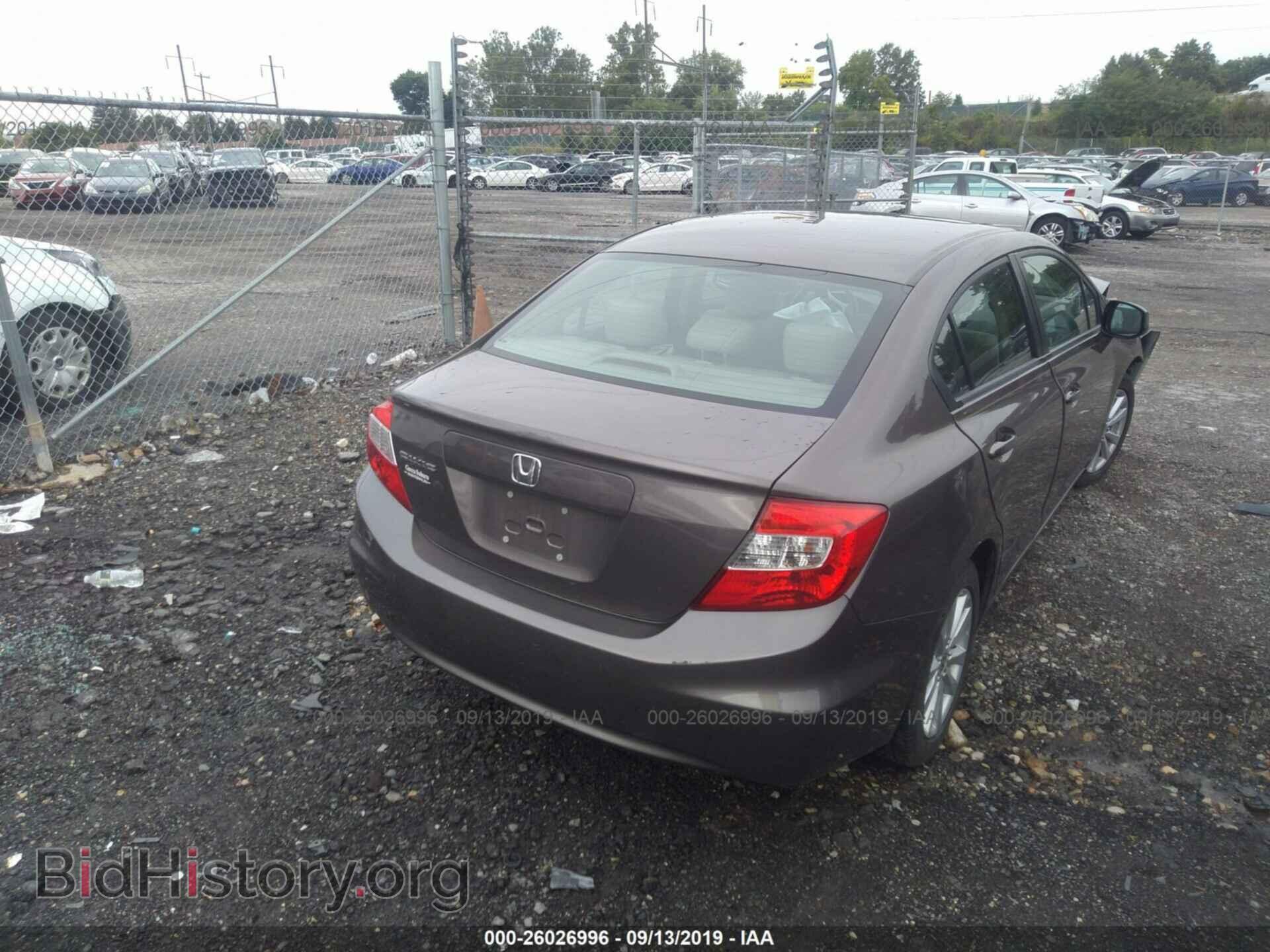 2012 HONDA CIVIC - VIN: 2HGFB2F94CH525070 - Фото 4