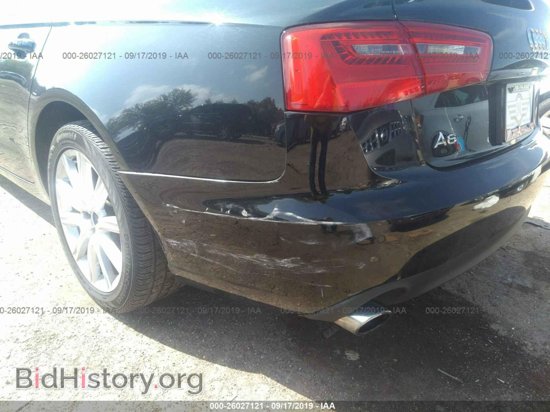 2014 AUDI A6 - VIN: WAUGFAFCXEN148149 - Фото 6