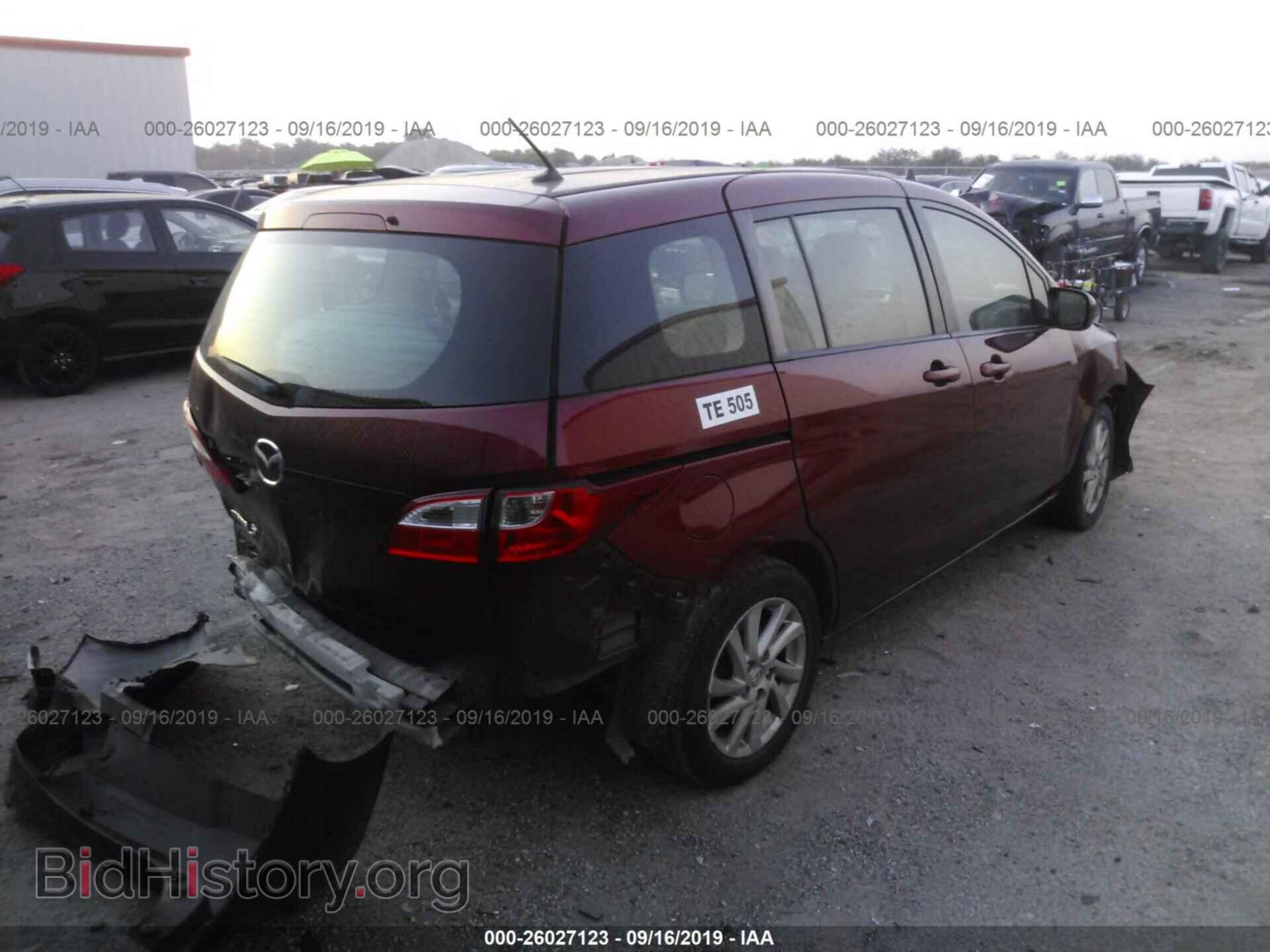 2012 MAZDA 5 - VIN: JM1CW2BL7C0119487 - Фото 4