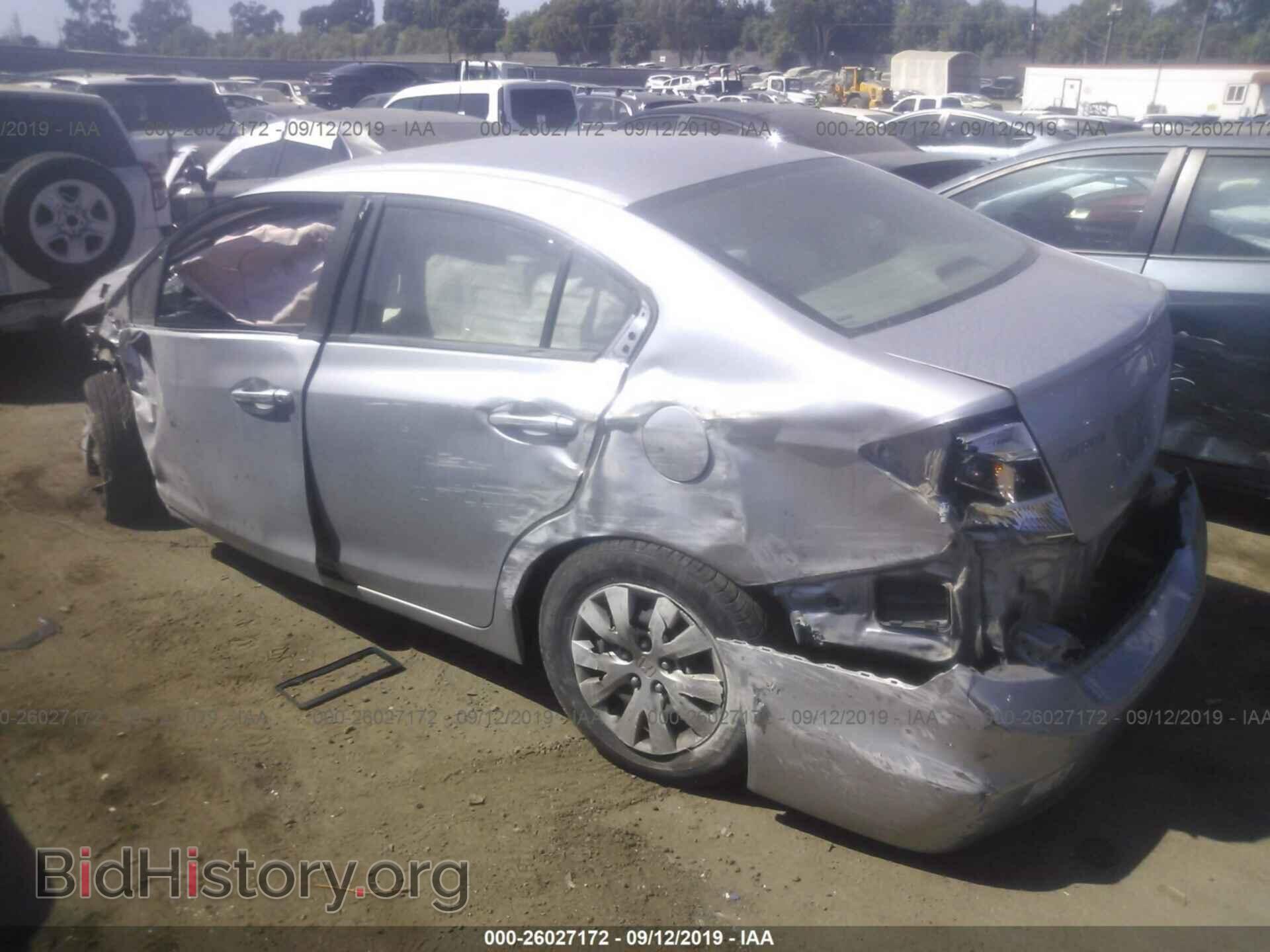 2012 HONDA CIVIC - VIN: 19XFB2F59CE371060 - Photo 3