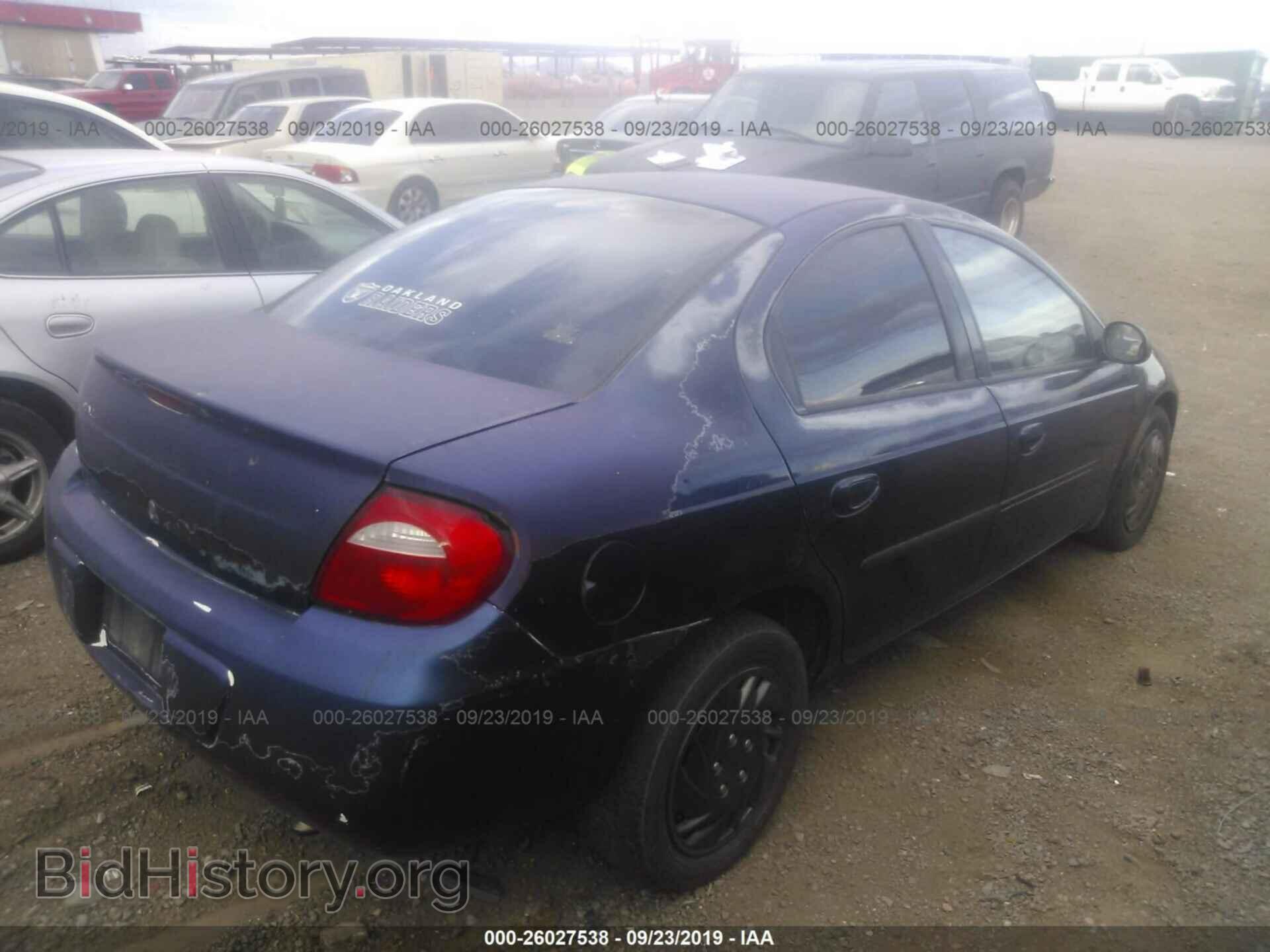 2002 DODGE NEON - VIN: 1B3AS46C72D641246 - Фото 4
